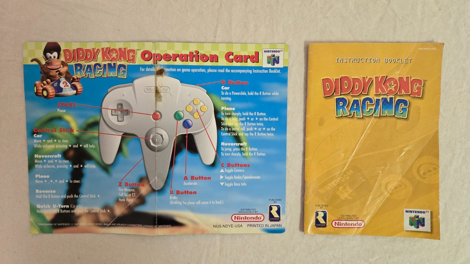 Nintendo 64 Manual Lot – You Pick – ~READ DESCRIPTION~