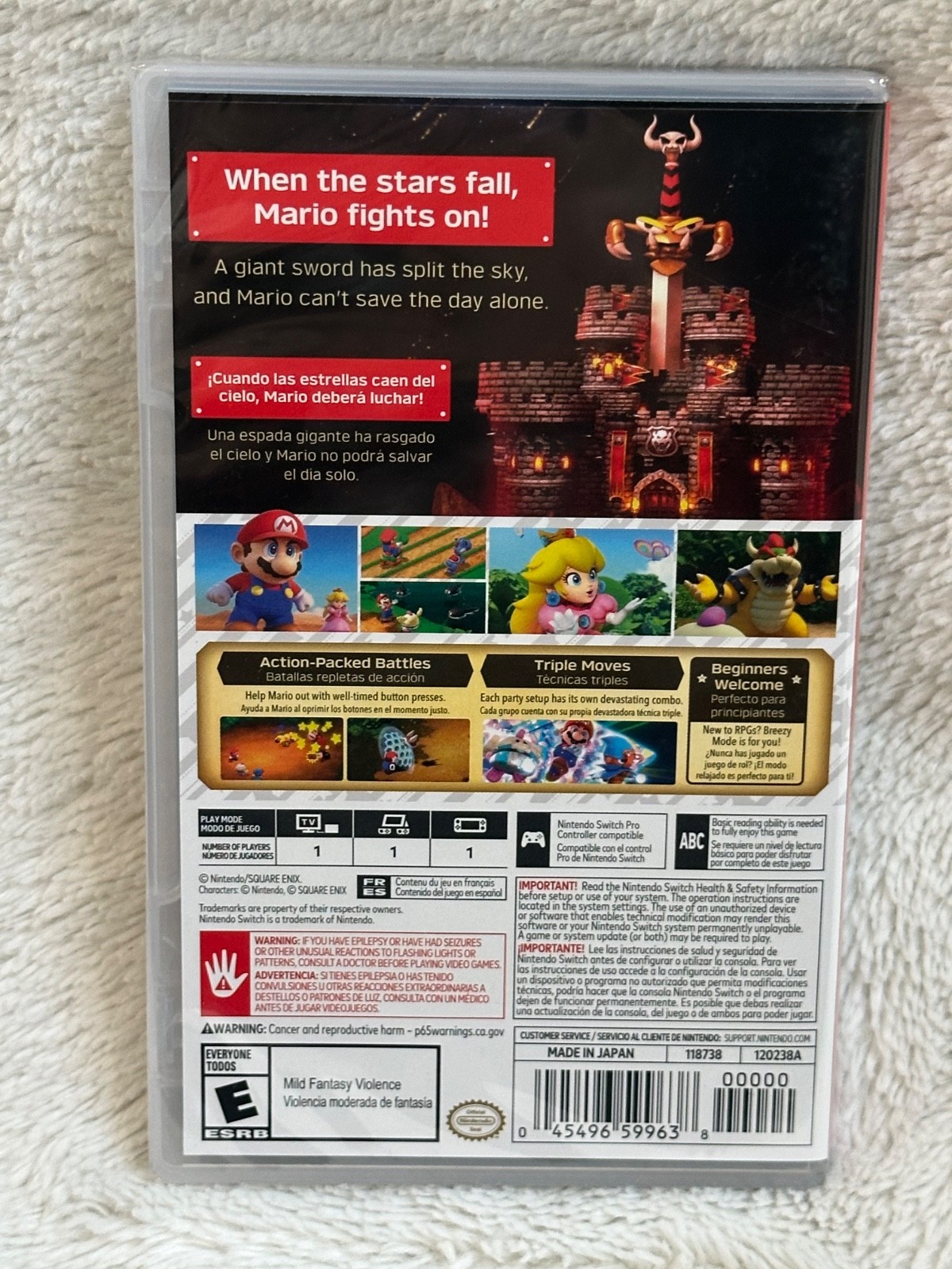 Brand New Super Mario RPG Nintendo Switch Video Game US Version ~ Fast Free Ship