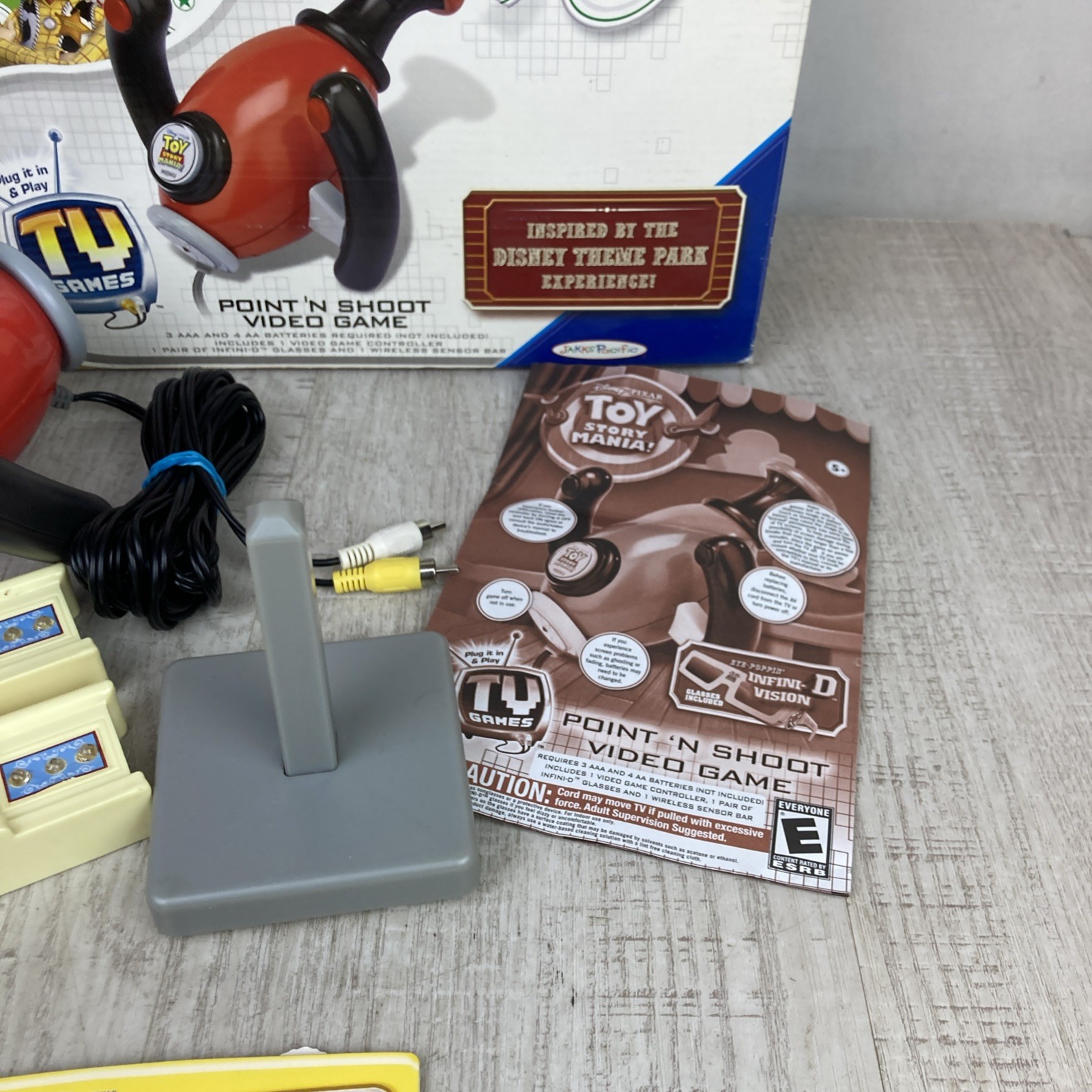 Toy Story mania Point And Shoot Game – Original Packaging Complete In Box Tested