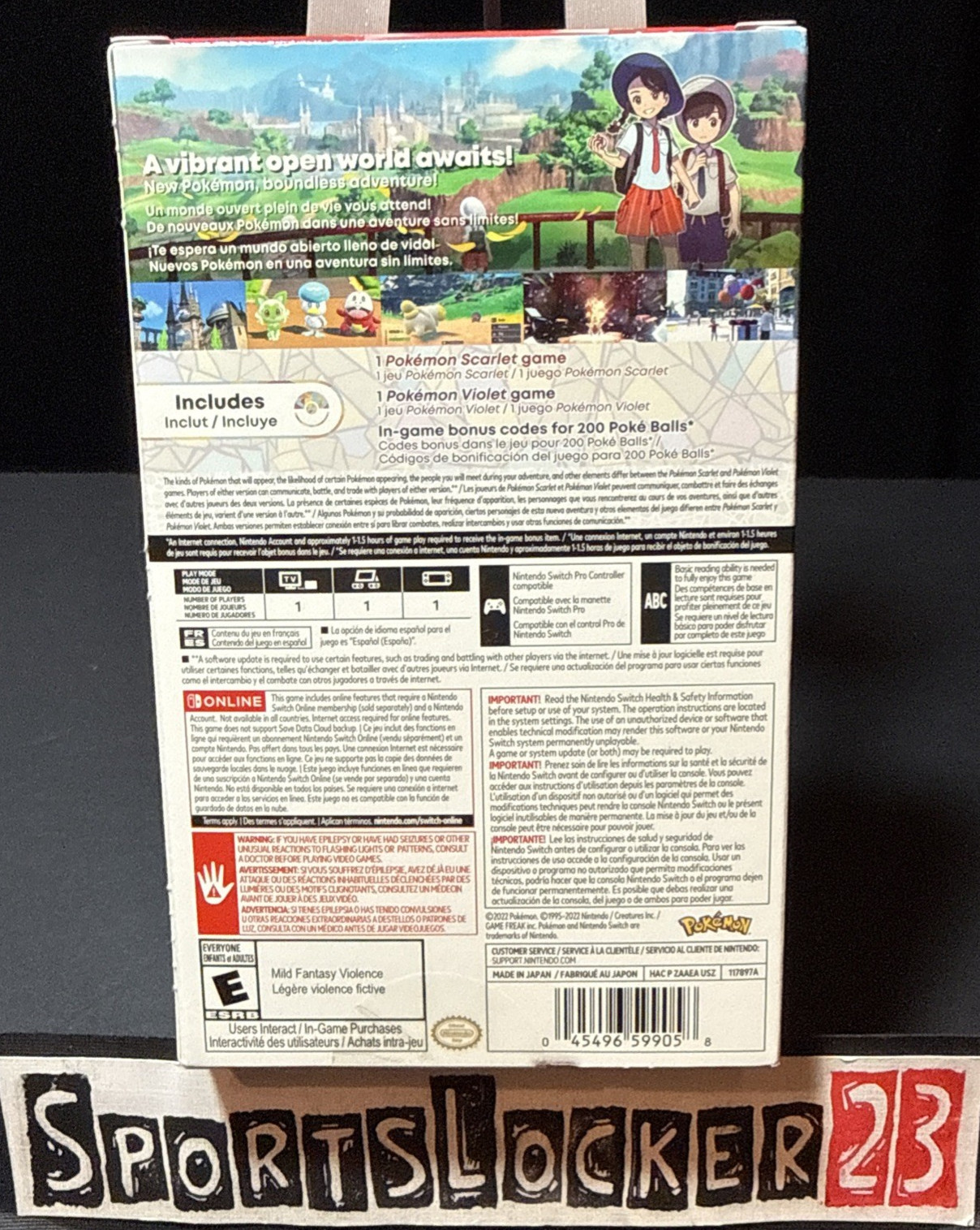 Pokemon – Scarlet & Violet Double Pack (Nintendo Switch, 2022) Brand New Sealed