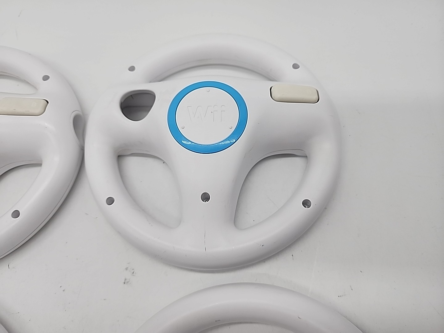 Lot 4 OEM Official Genuine NINTENDO Wii MARIO KART Racing Steering Wheel RVL-024