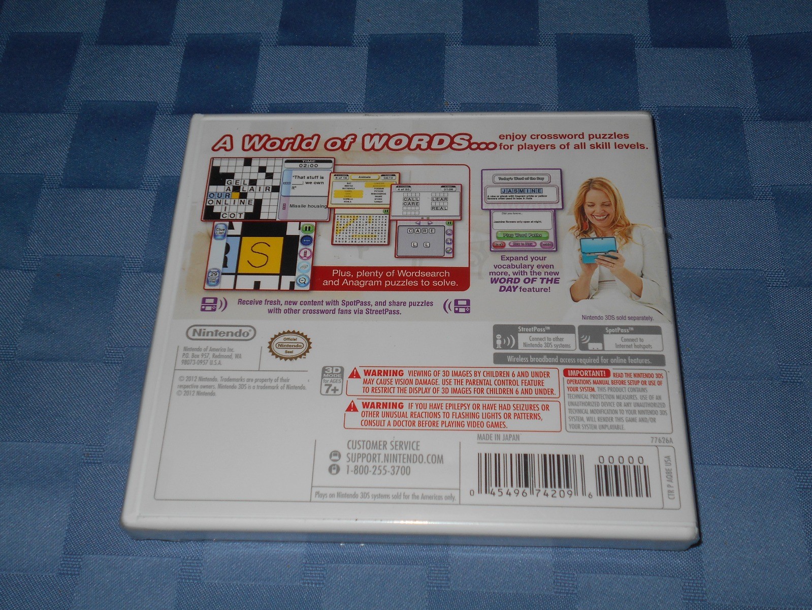 CROSSWORDS PLUS NINTENDO 3DS FACTORY SEALED!!! FREE FAST SHIP!!!!! L@@K!!!