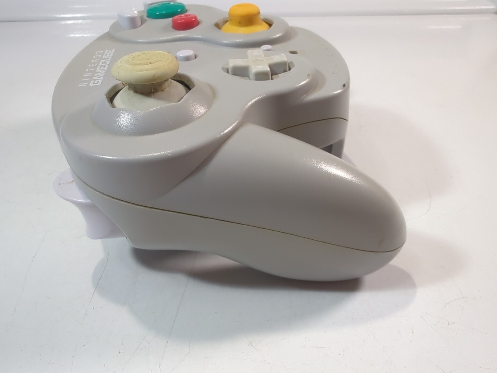 Nintendo GameCube WaveBird Wireless Controller Silver OEM No Receiver Powers On
