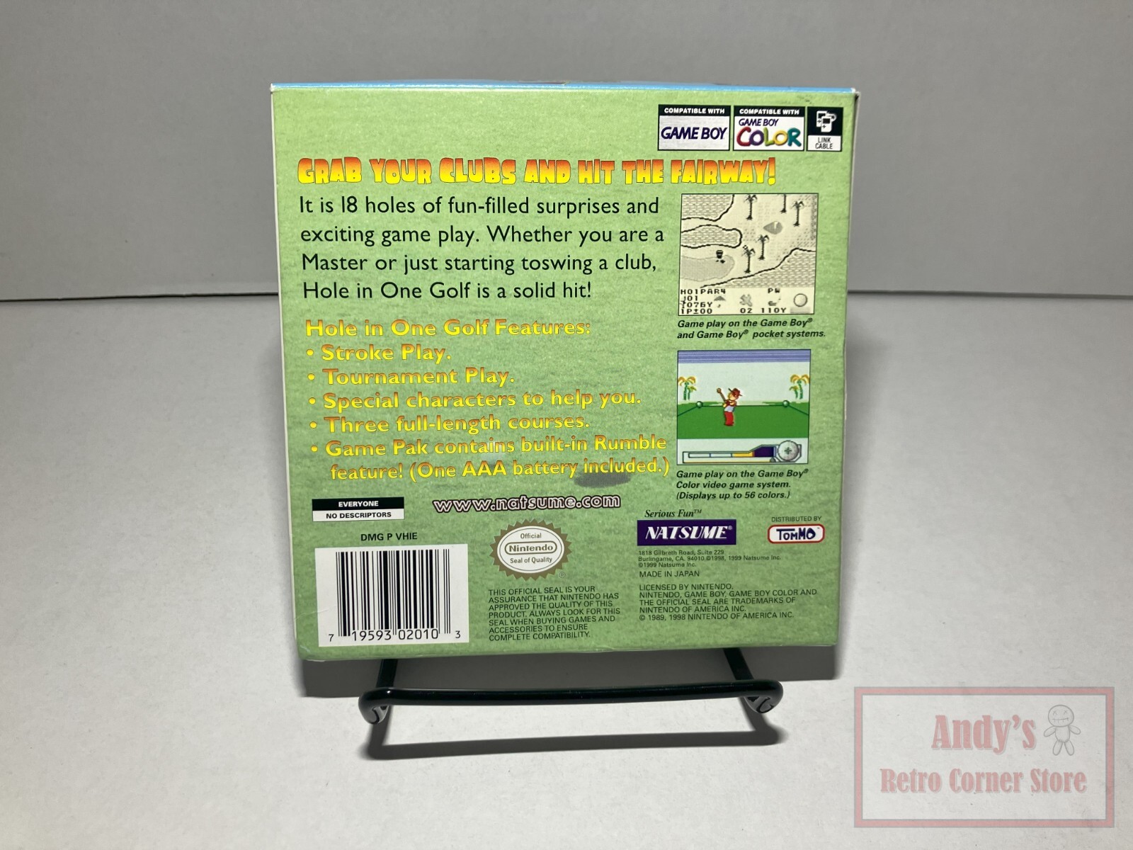 Hole in One Golf – Nintendo Gameboy Color (GBC) – Complete CIB