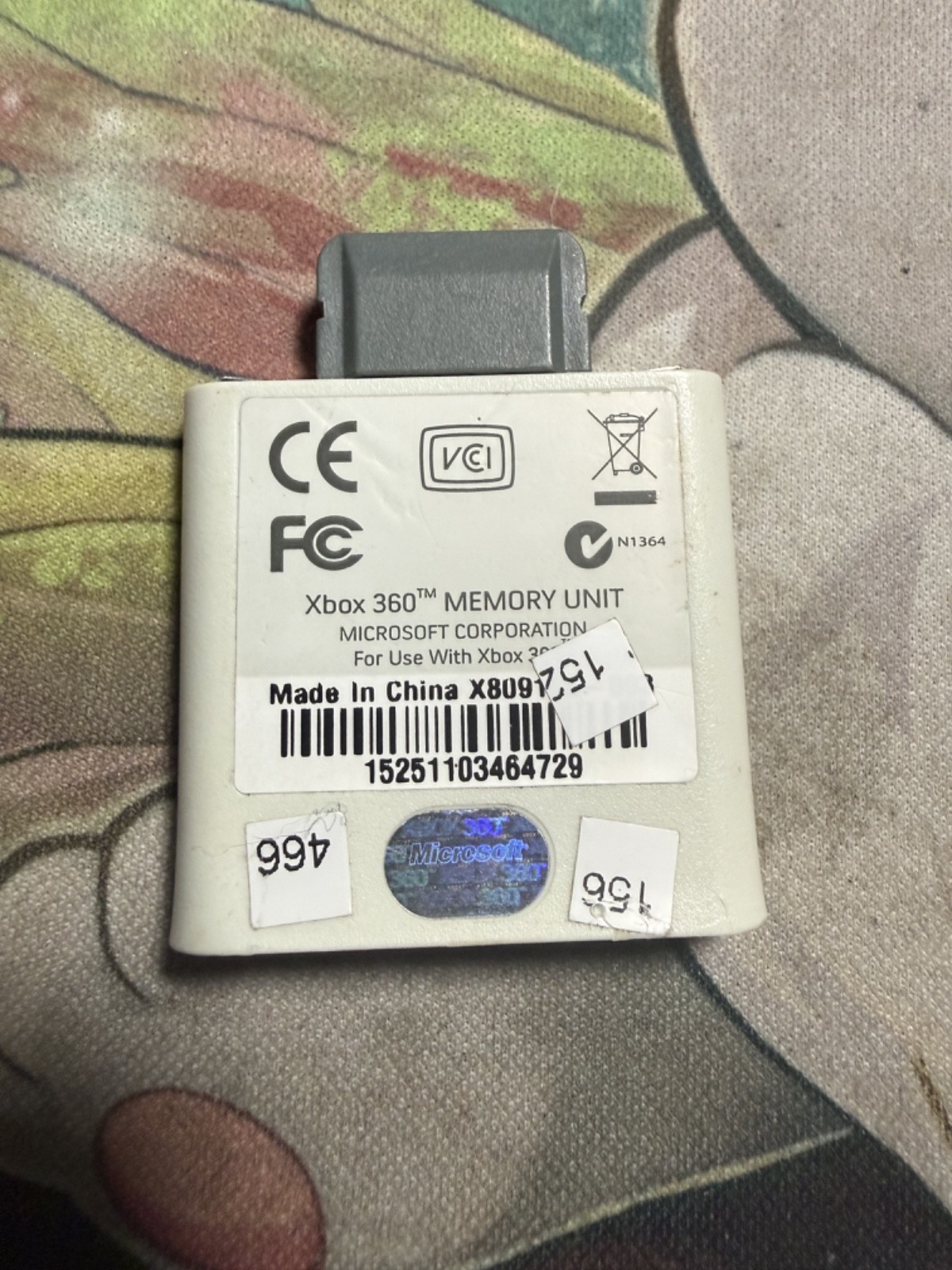 Official OEM Microsoft Xbox 360 256MB Memory Unit Card Tested & Working