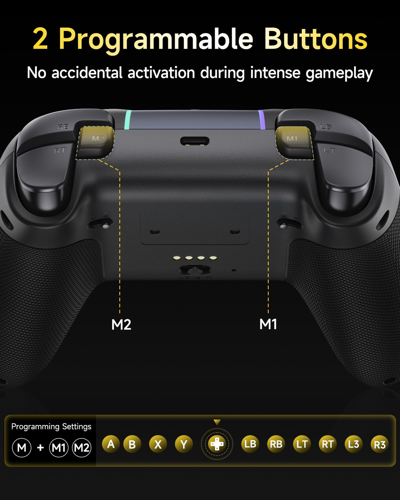X05Pro Wireless Gaming Controller for PC, Switch& – Ultra-Quiet Buttons, Hall…