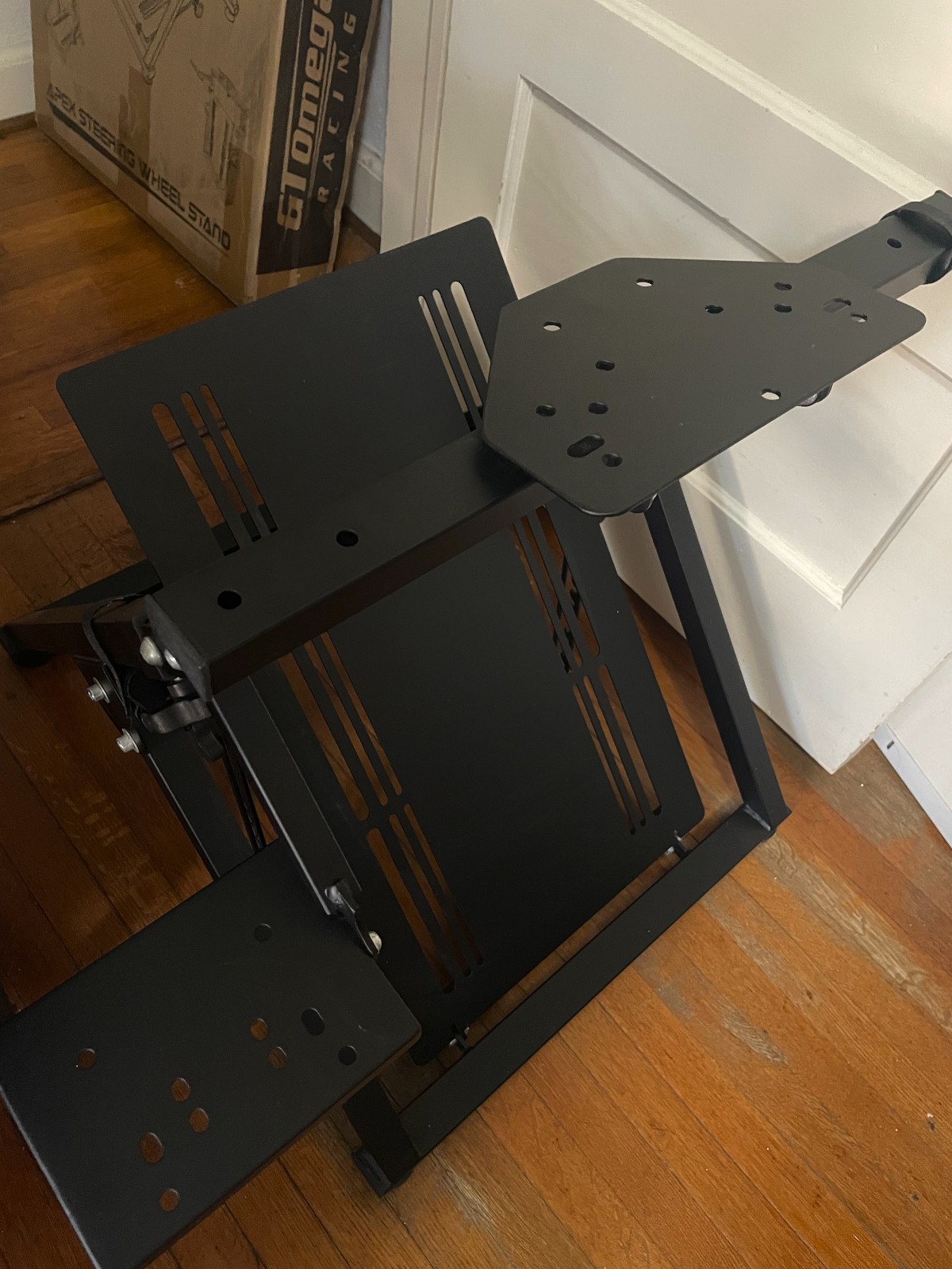 GT Omega Apex Racing Steering Wheel Stand Foldable Tilt Adjustable