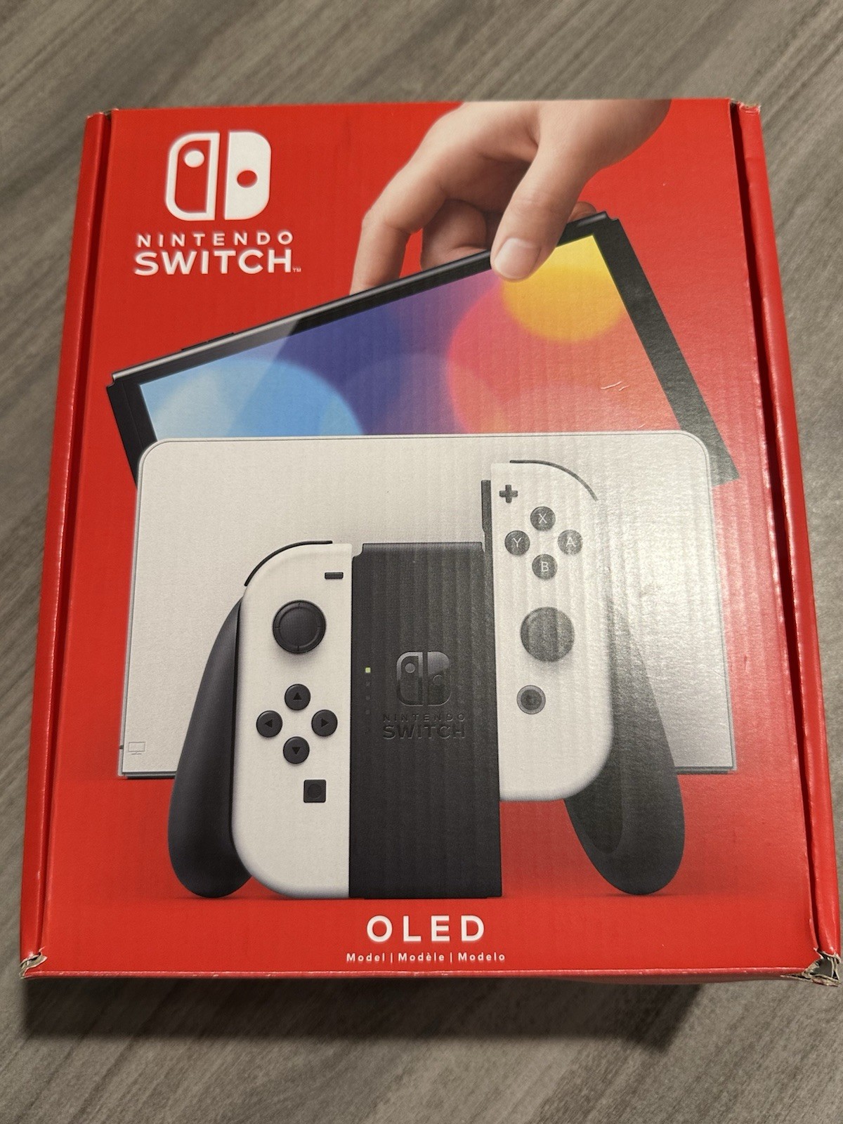 Nintendo Switch OLED Model HEG-001 Handheld Console – 64GB – White