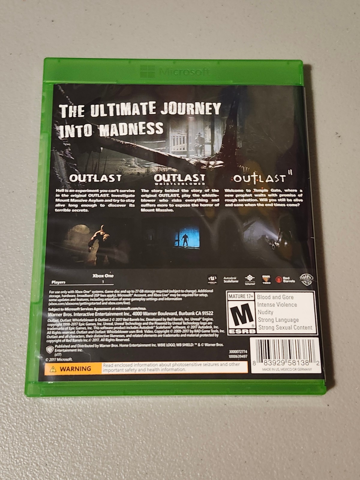 Outlast Trinity – Microsoft Xbox One