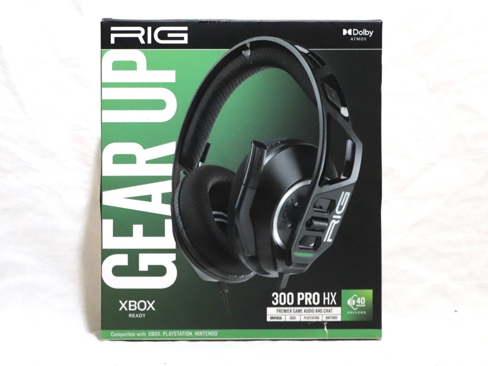 RIG 300 PRO HX Xbox Gaming Headset, 3.5mm Jack, 40mm Speakers – Black