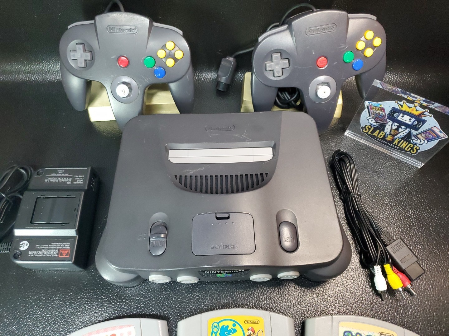 Clean Japanese Region N64 Nintendo 64 Console With 2 Controllers And 5 Games #A2