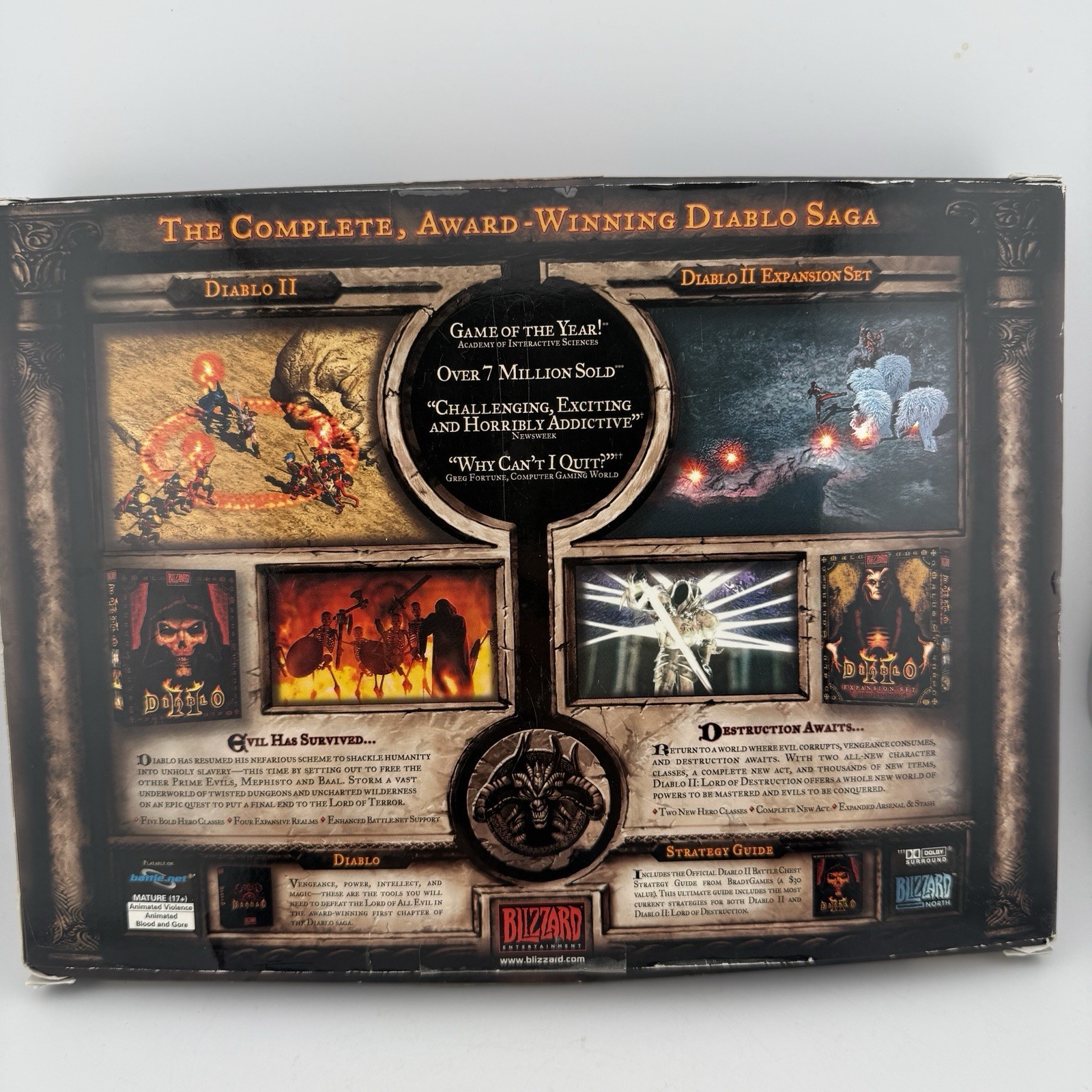 Blizzard Entertainment: Diablo Battle Chest (PC) [EXPANSION/MANUAL/CIB/] UNUSED