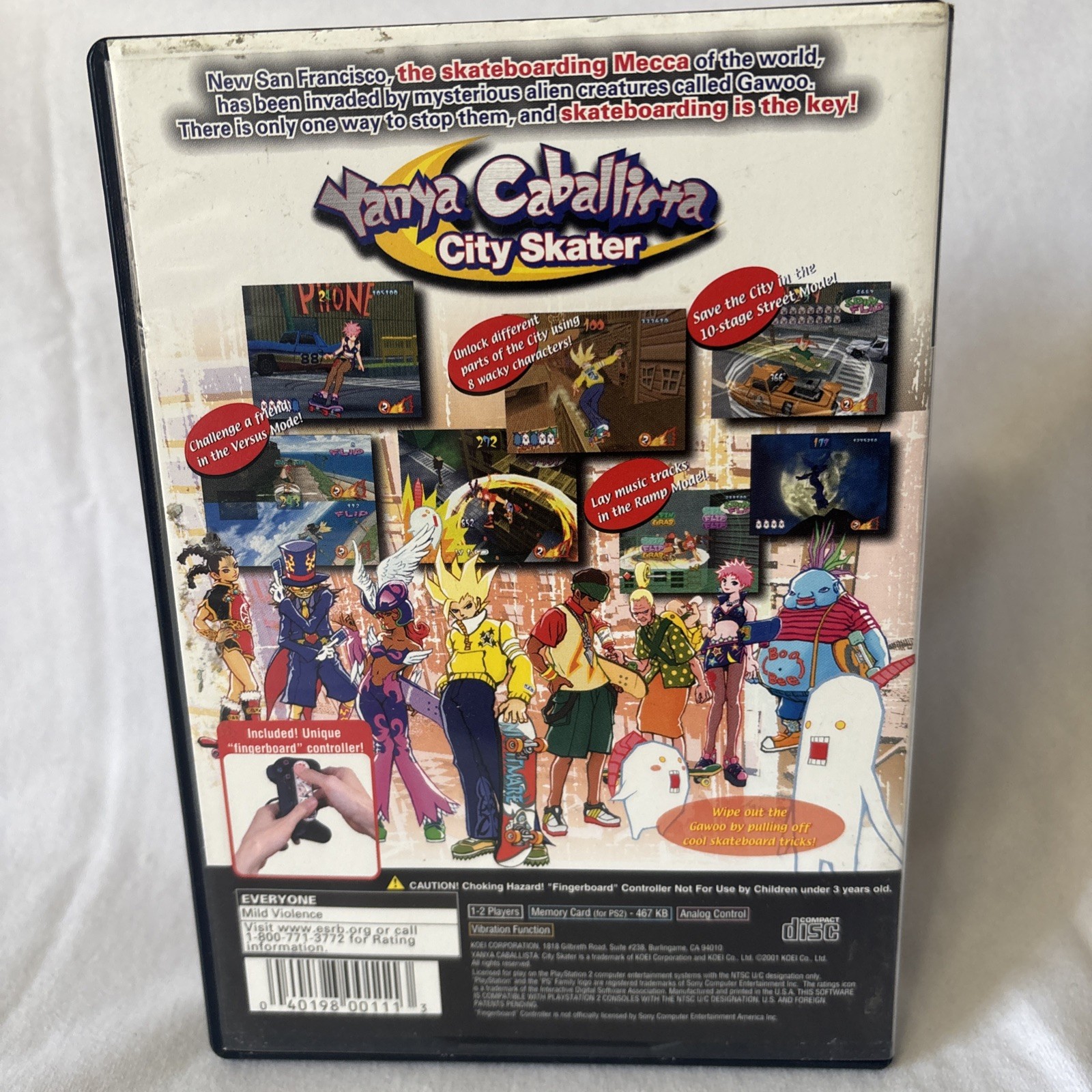 Yanya Caballista: City Skater (Sony PS2) No manual or fingerboard controller