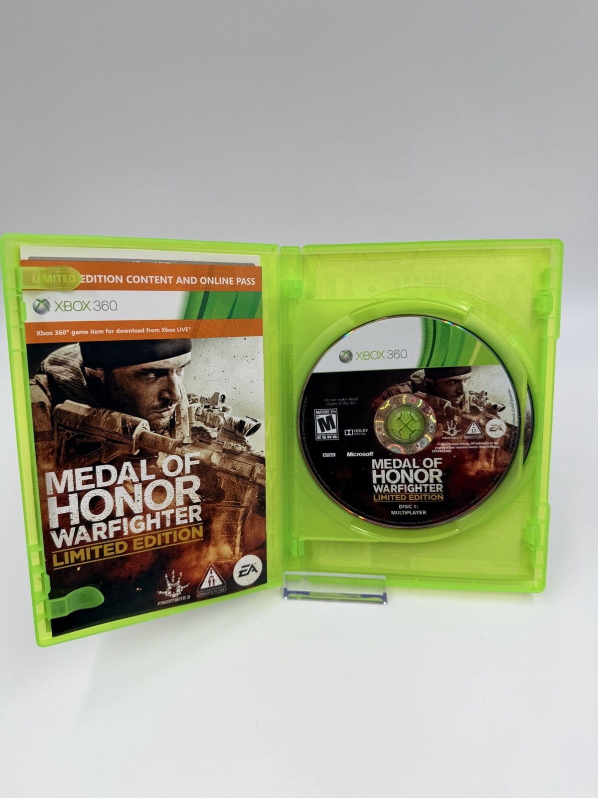 Medal of Honor: Warfighter Limited Edition (Xbox 360, 2012) CIB Complete Tested