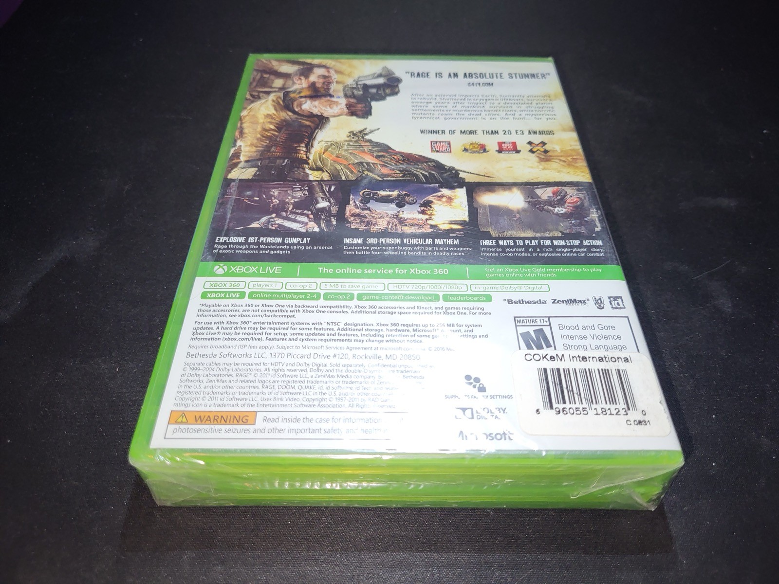 Xbox Greatest Hits 2 Pack Fallout 3 GOTY Edition/Rage Xbox 360/One NEW SEALED