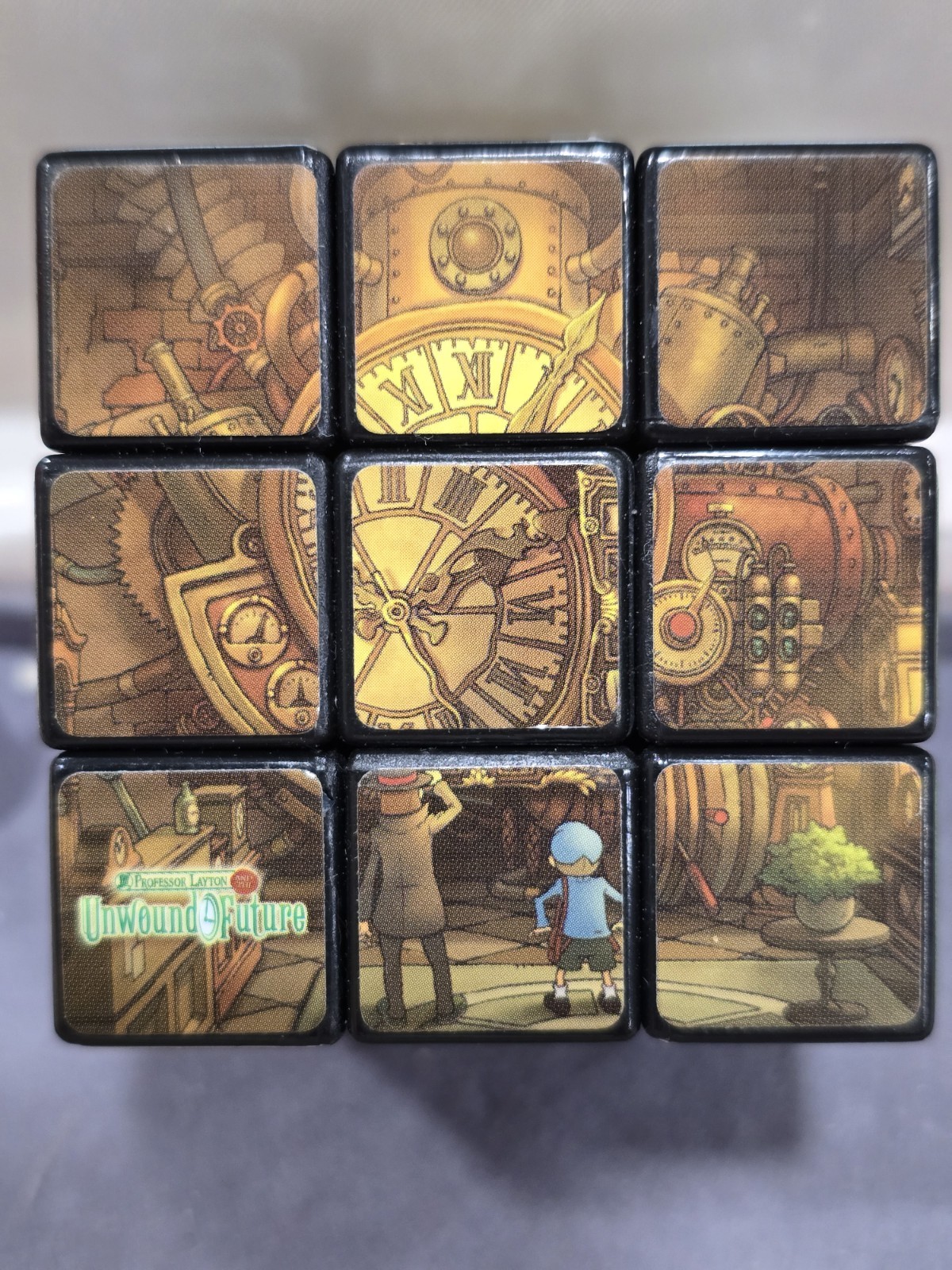 Nintendo Promotional Professor Layton and the Unwound Future Rubik’s Cube Rare!!