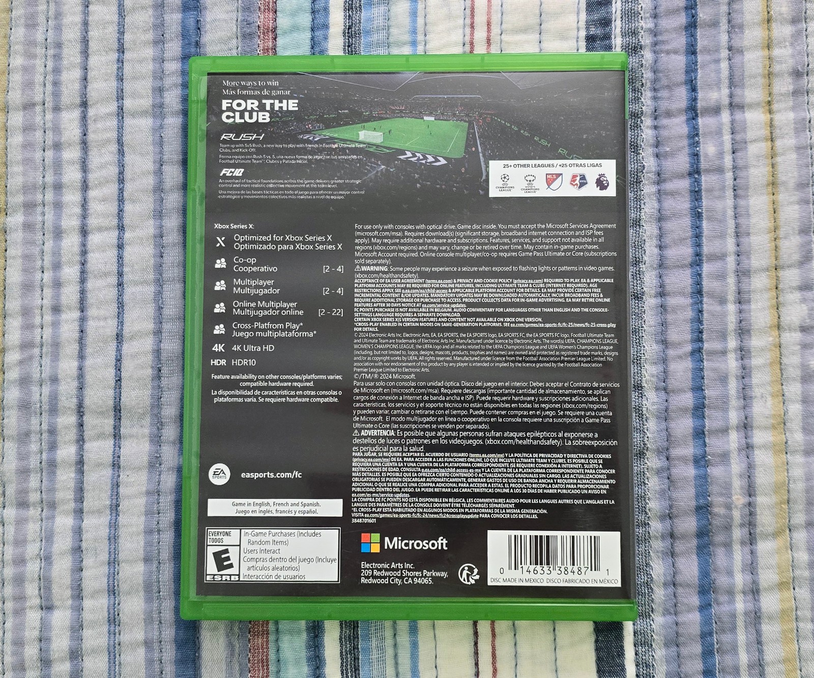 EA Sports FC 25 FIFA Soccer – Microsoft Xbox Series X & Xbox One – Complete