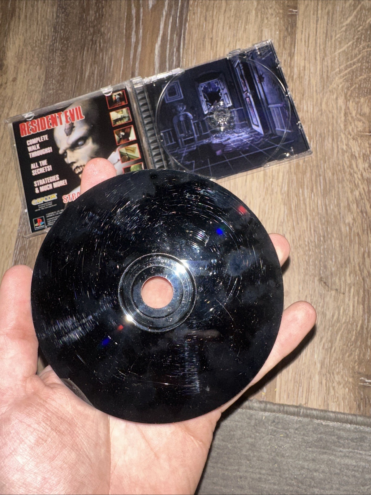 Resident Evil (Sony PlayStation 1, 1996) Jewel Case w/Reg Card *Rare!*