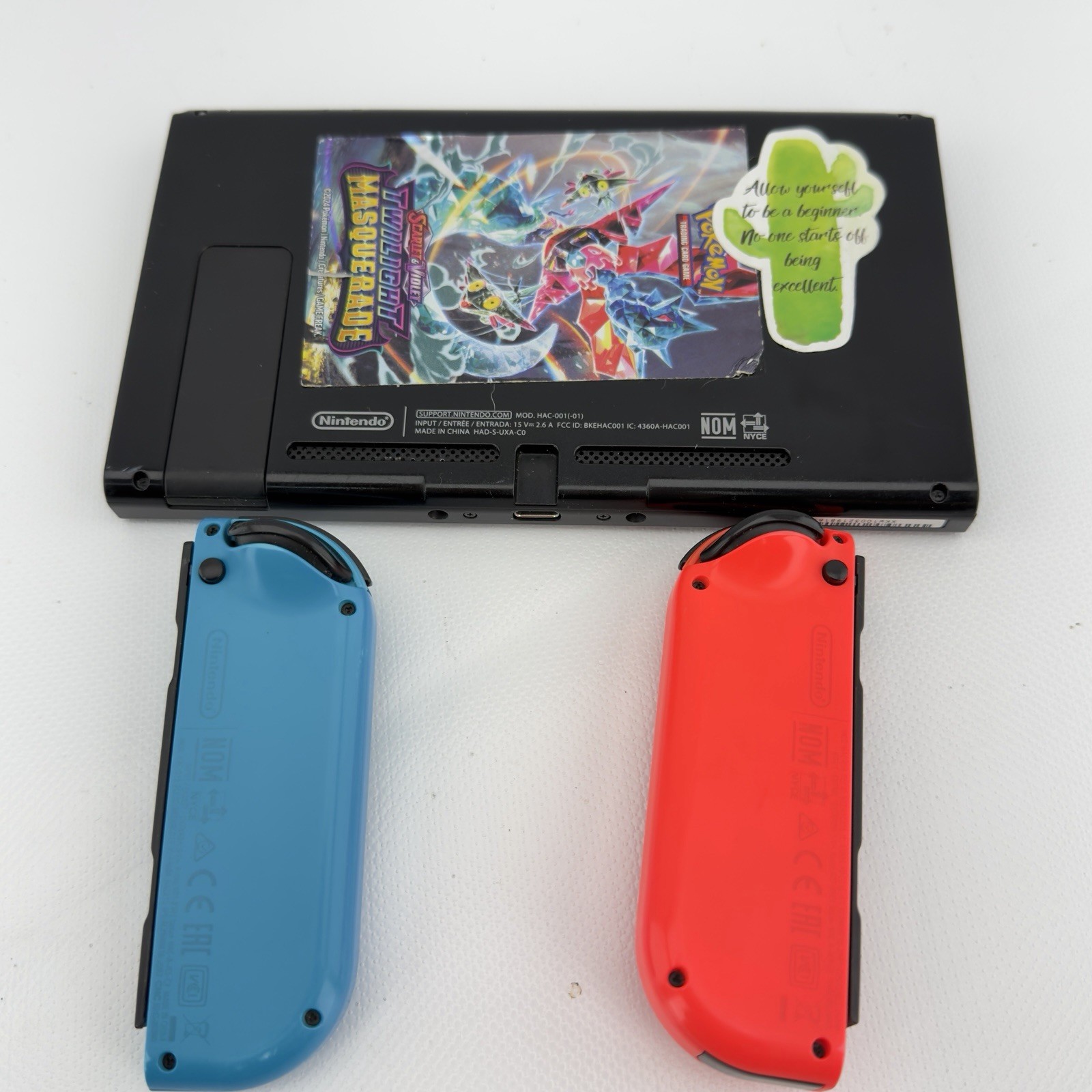 Nintendo Switch with Neon Blue and Neon Red Joy-Con (HAC-001-01)