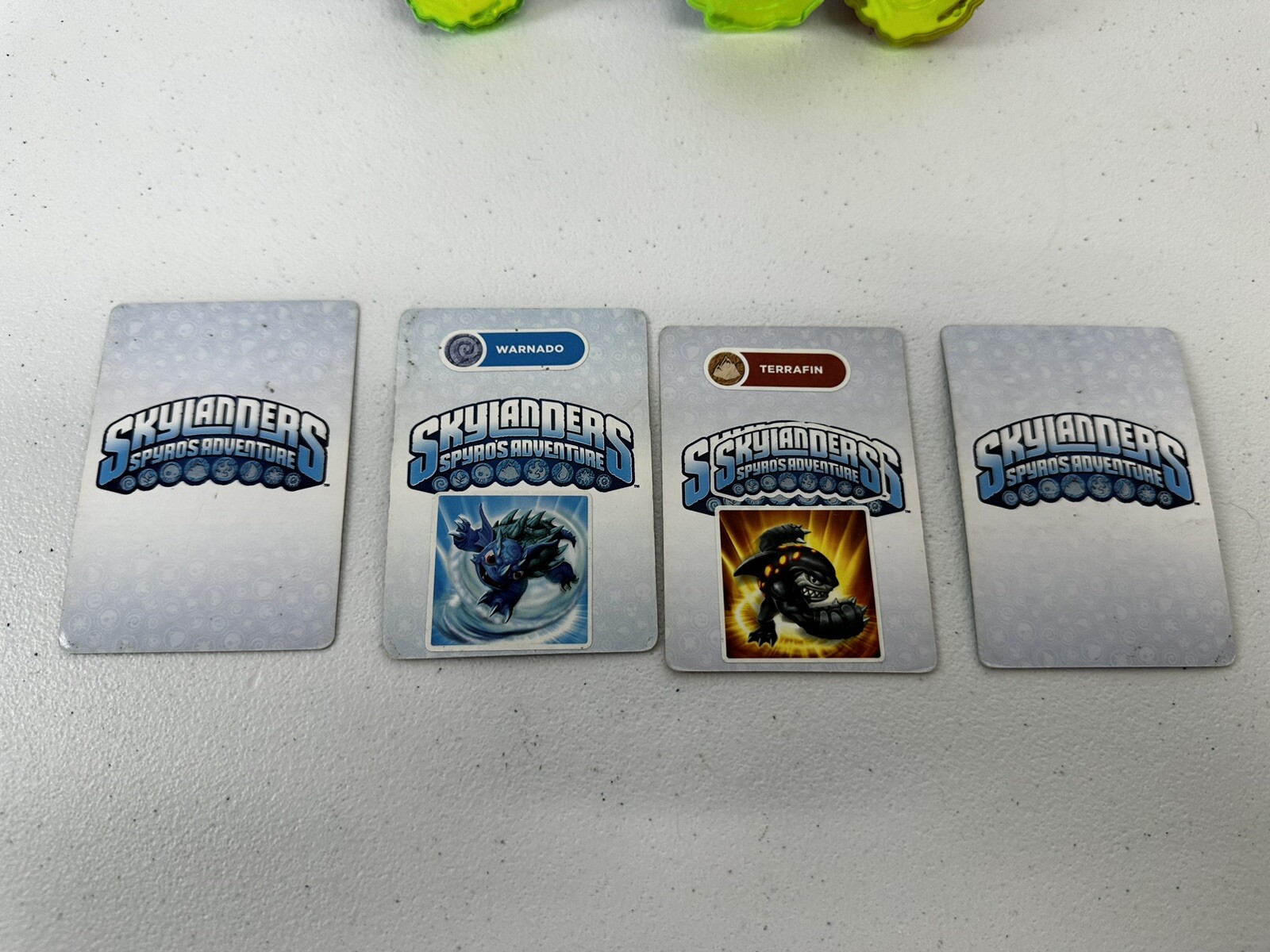 Skylanders Spyro’s Adventure and one unsure Figures – Set Of 5 Green Base