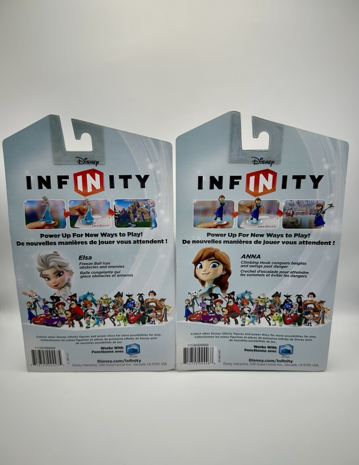 Disney Infinity 1.0 Frozen Anna And Elsa Figures New In Box