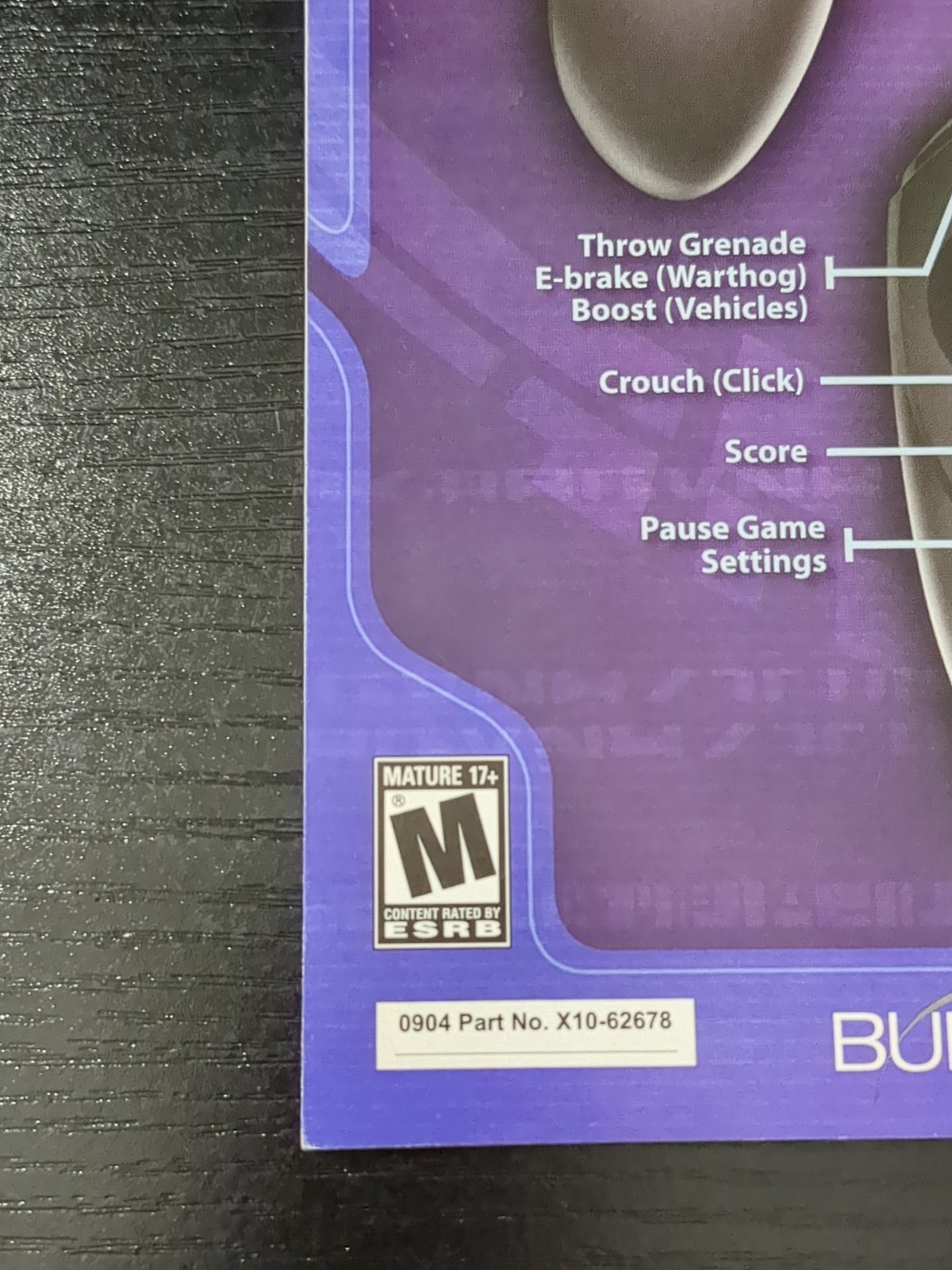 Halo 2 XBOX Original Booklet Manual ONLY Guide Instruction Authentic OEM LN