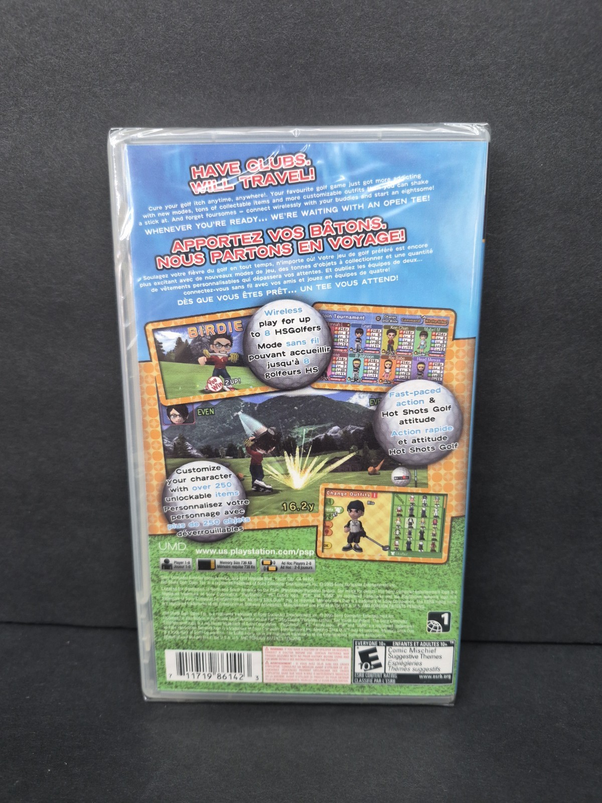Hot Shots Golf: Open Tee (Sony PSP, 2005) Factory Sealed