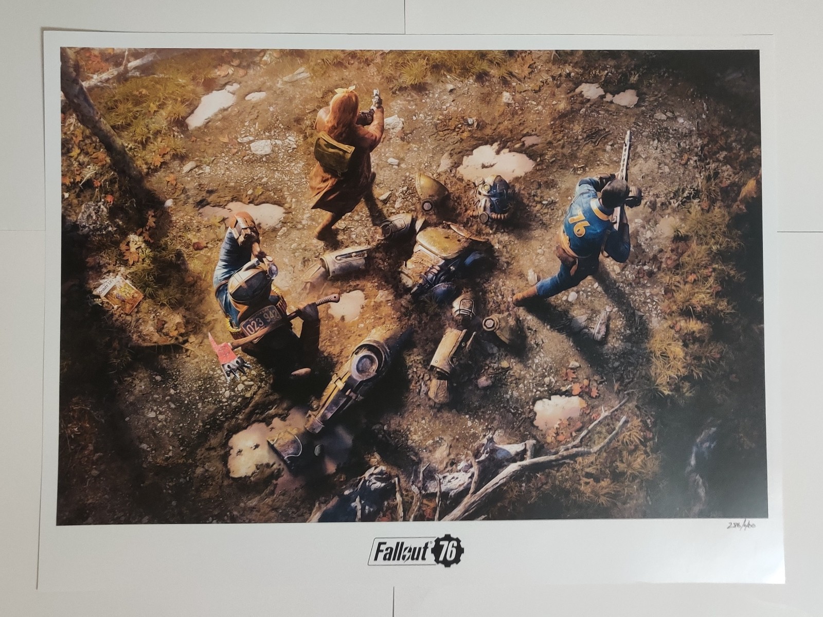 Fallout 76 The Relic Lithograph Limited Edition #286/400