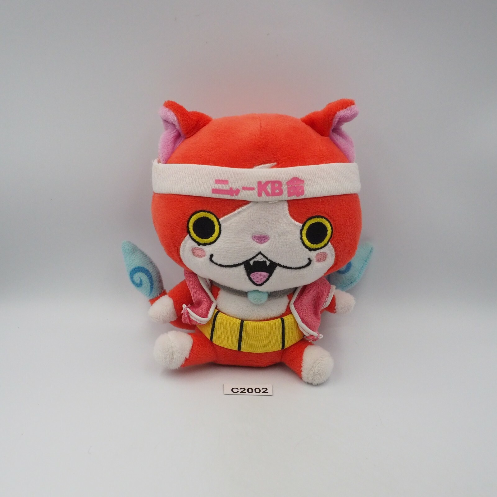 Yokai Watch C2002 Jibanyan Meow Nya-KB Bandai Plush 6″ Stuffed Toy Doll Japan