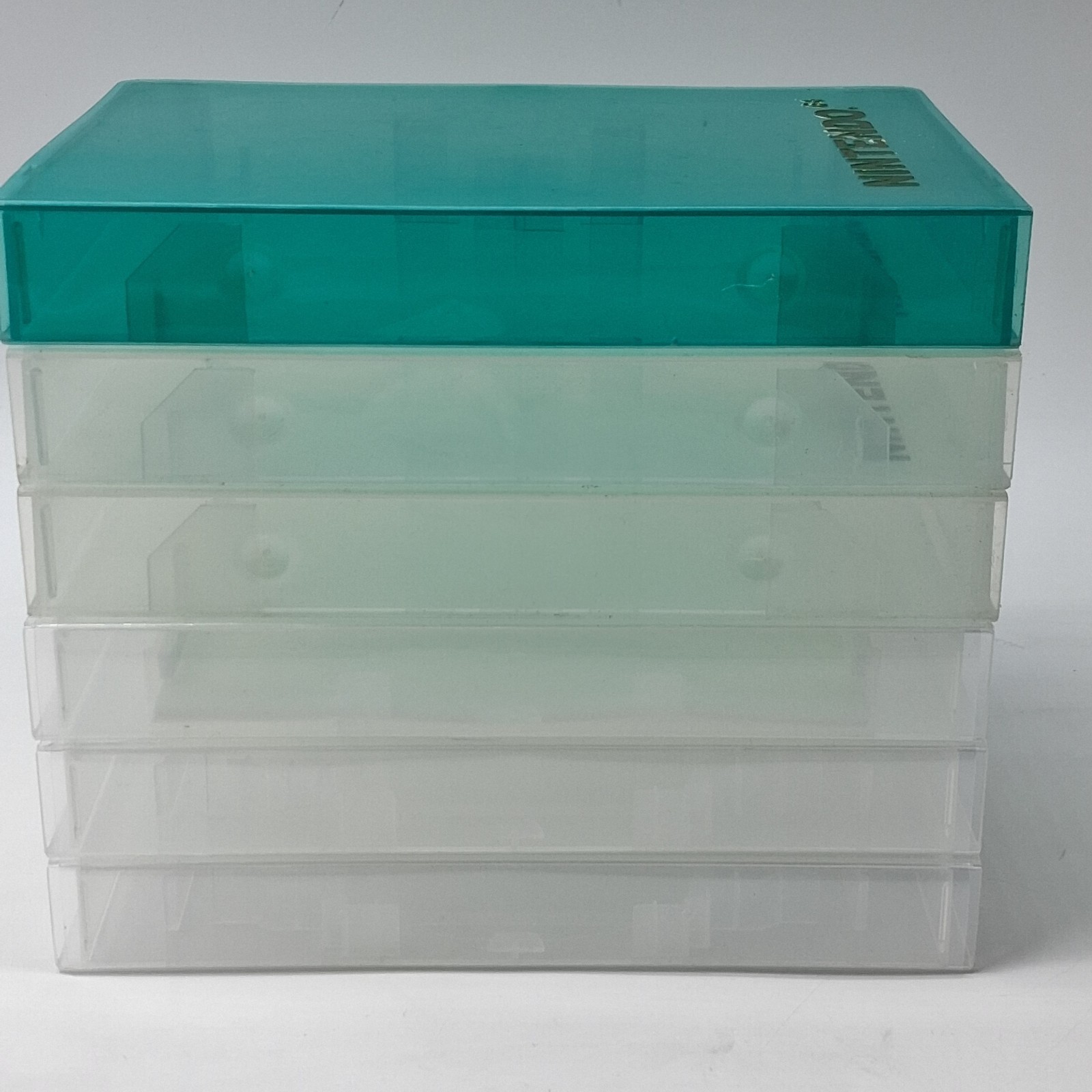 Nintendo 64 N64 Hard Plastic Clamshell Cases 3 OEM Green & Clear Lot Of 6