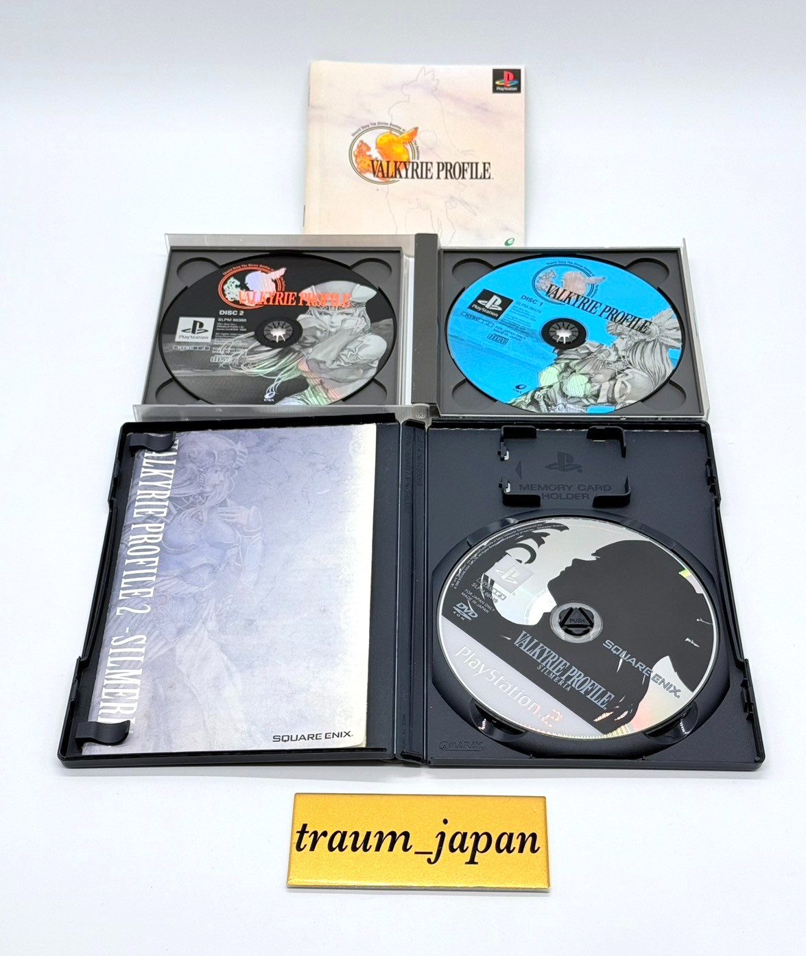 Chrono Trigger Cross Valkyrie Profile Set PlayStation PS1 PS2 Square Enix Tested