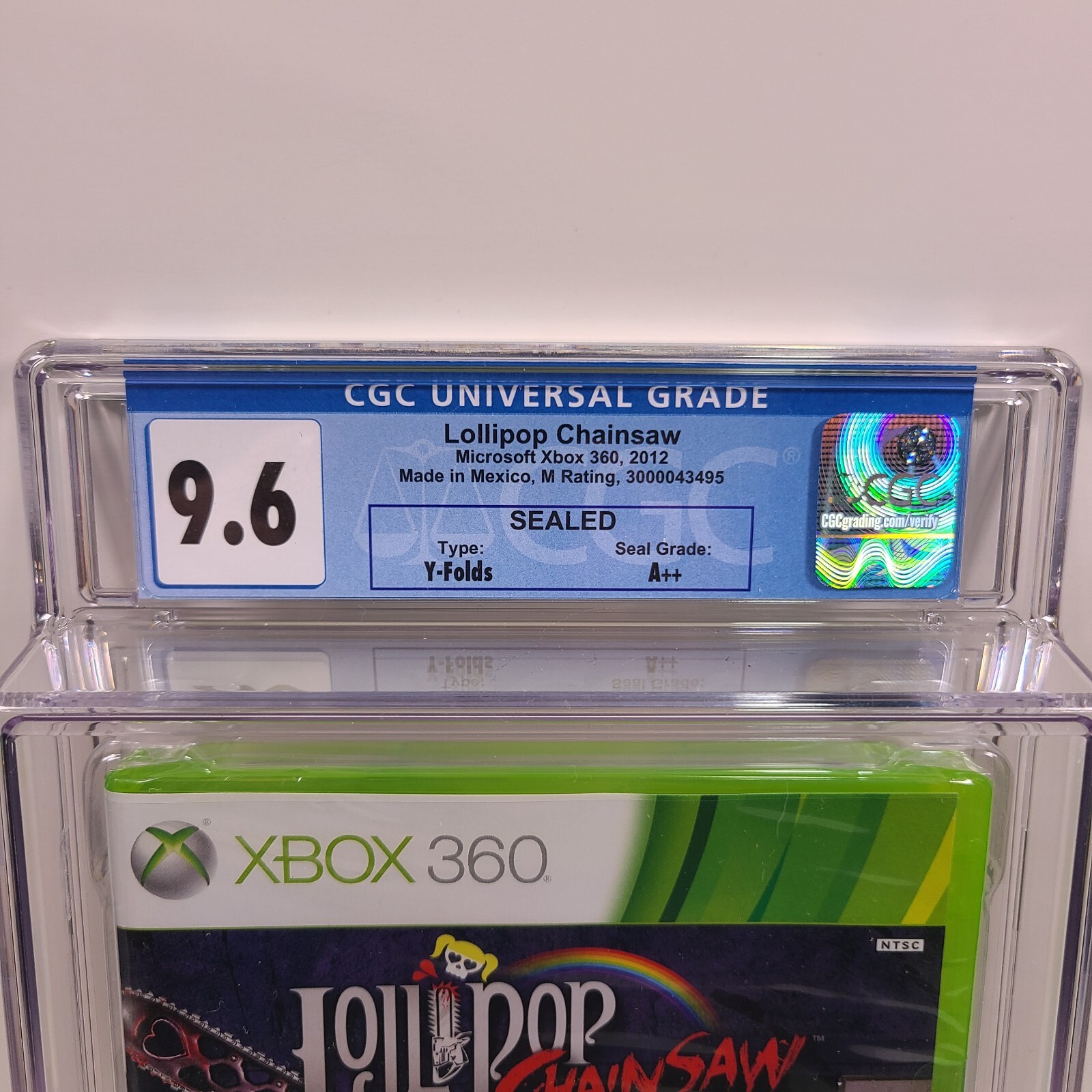 Lollipop Chainsaw For Xbox 360 – New Sealed – WATA CGC 9.6 A++