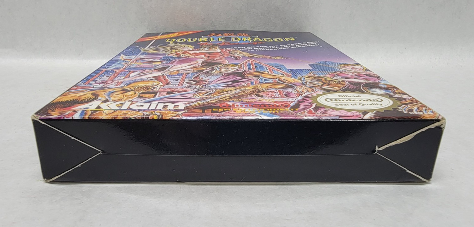 DOUBLE DRAGON II The Revenge – Nintendo NES – Game, Box, Sleeve, Poster & Foam