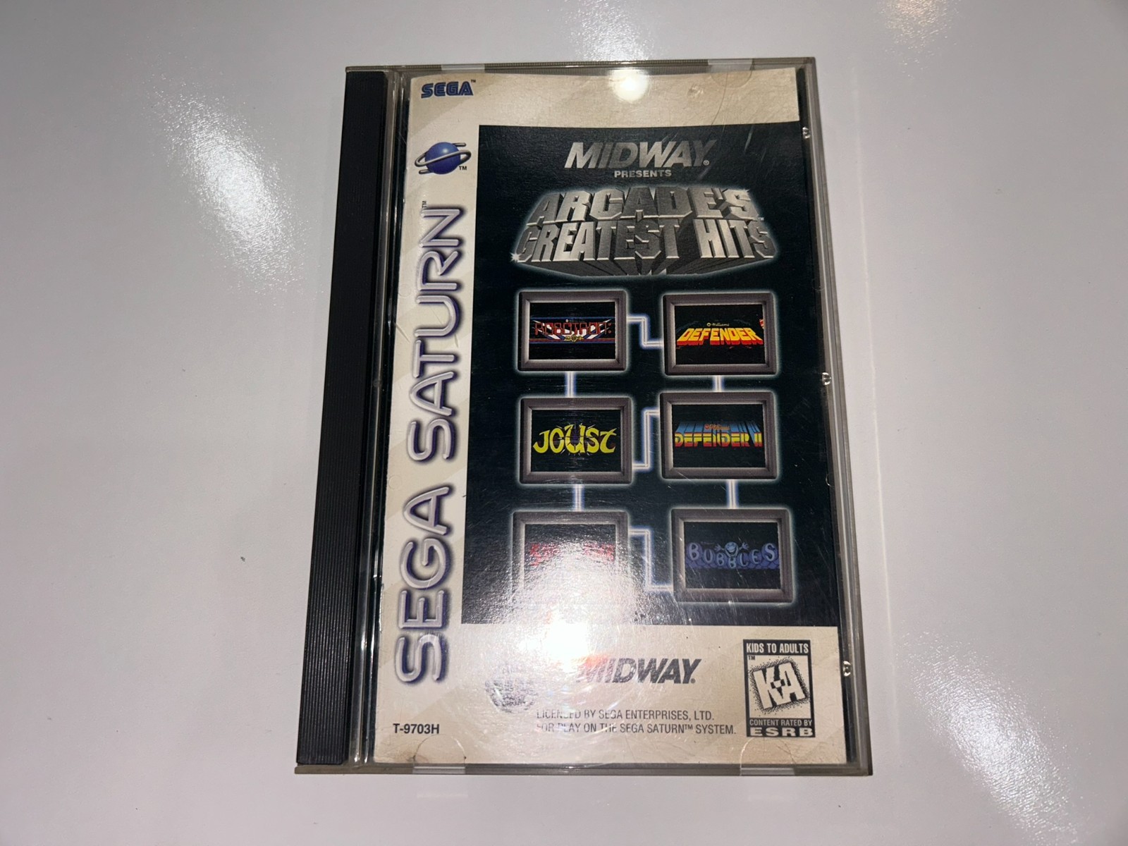 Midway Presents: Arcade’s Greatest Hits (Sega Saturn) CIB Complete w/Reg MINTY!