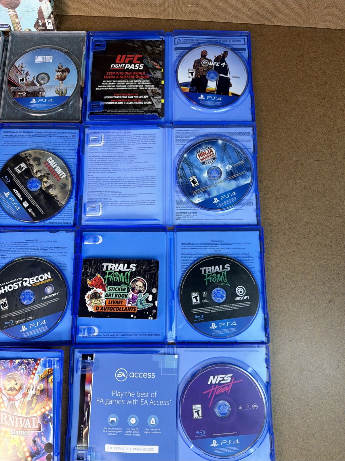 Sony PlayStation 4 PS4 Slim CUH-2215B 1TB Black Console w/ Games NEAR MINT WOW!