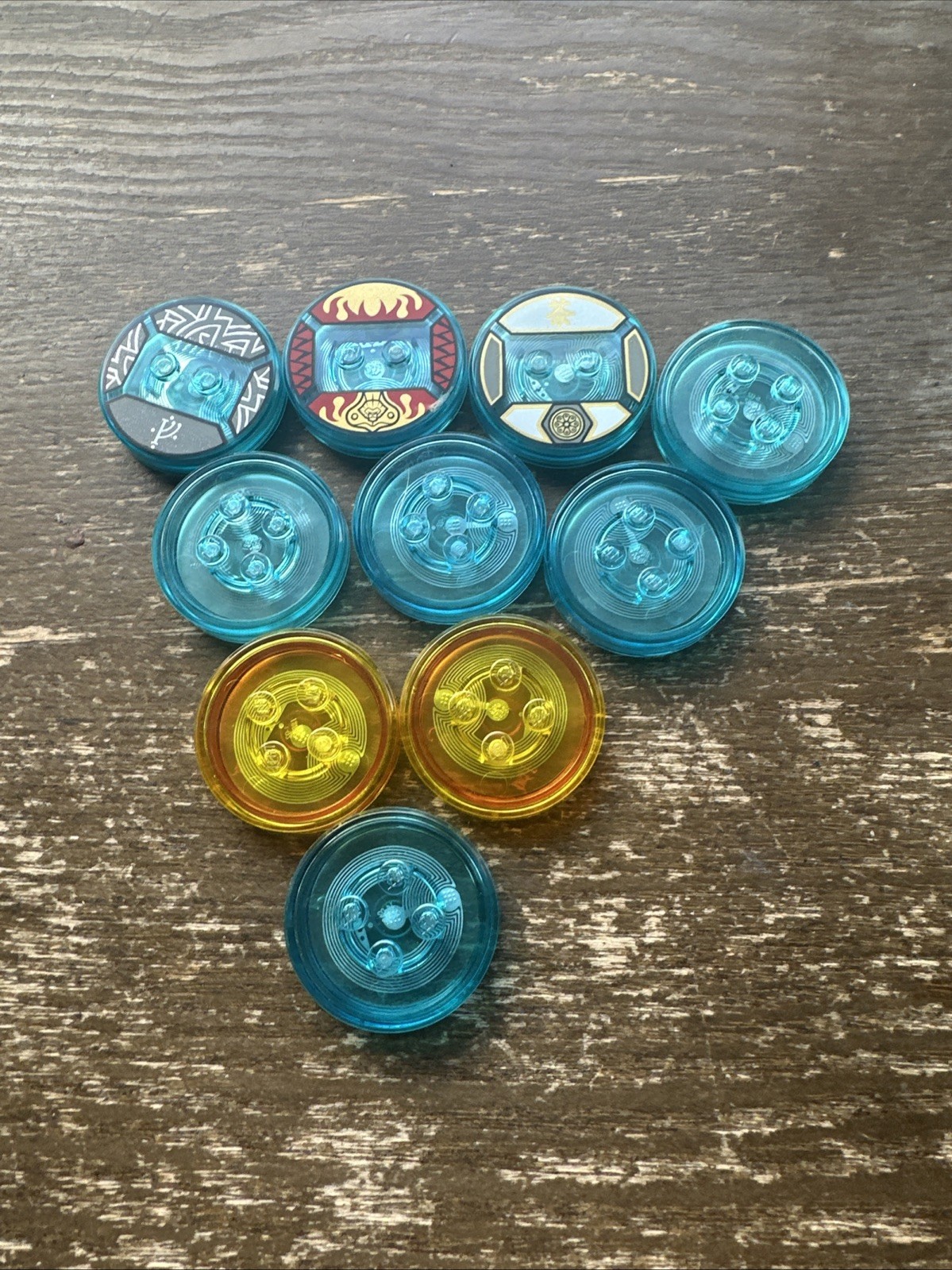 10 X Lego Dimensions Toy Tag Base Only Free Shipping Lot #7