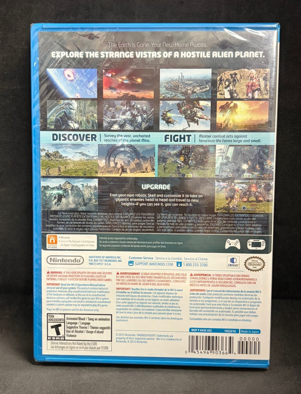 Xenoblade Chronicle X (Nintendo Wii U) NEW **TEAR**