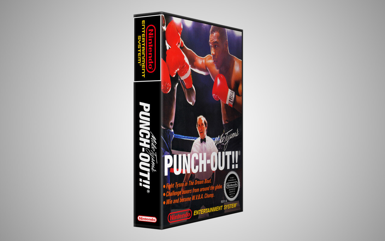Mike Tyson’s Punch-Out!! – Nintendo NES Custom Case *NO GAME*