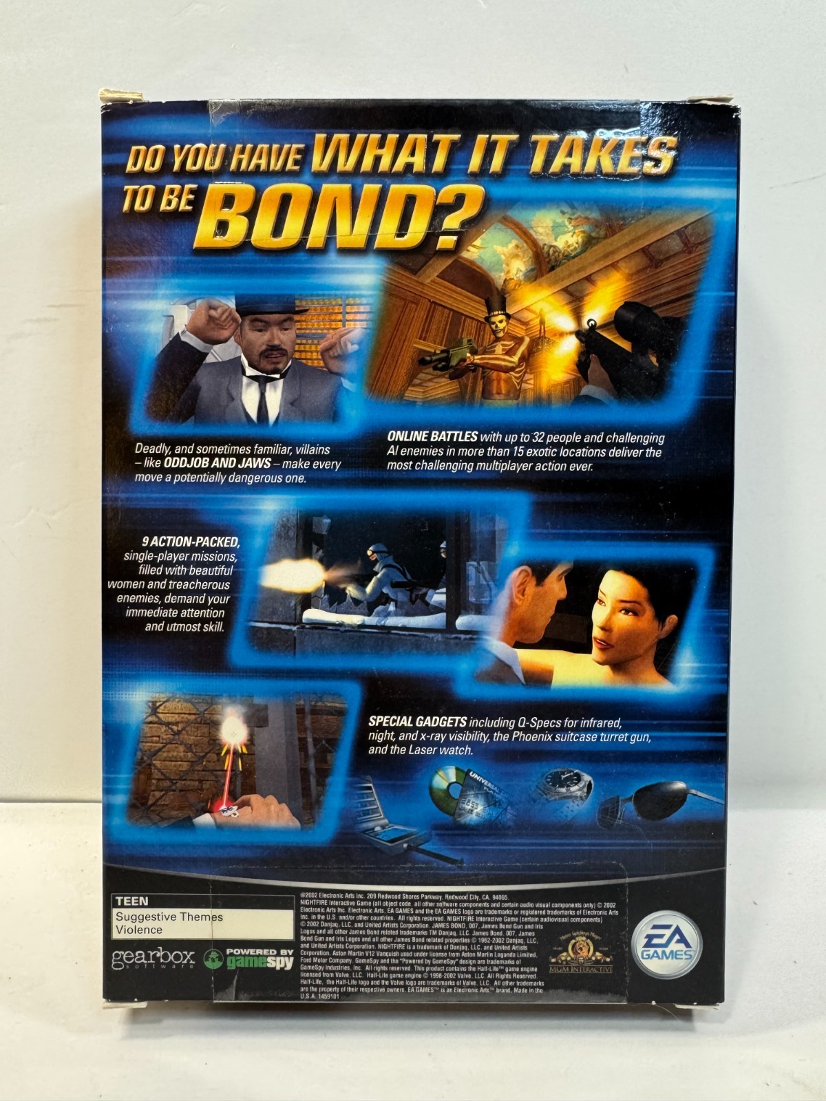 PC BOXED GAME James Bond 007: Nightfire (PC, 2002) Complete Flawless Discs!