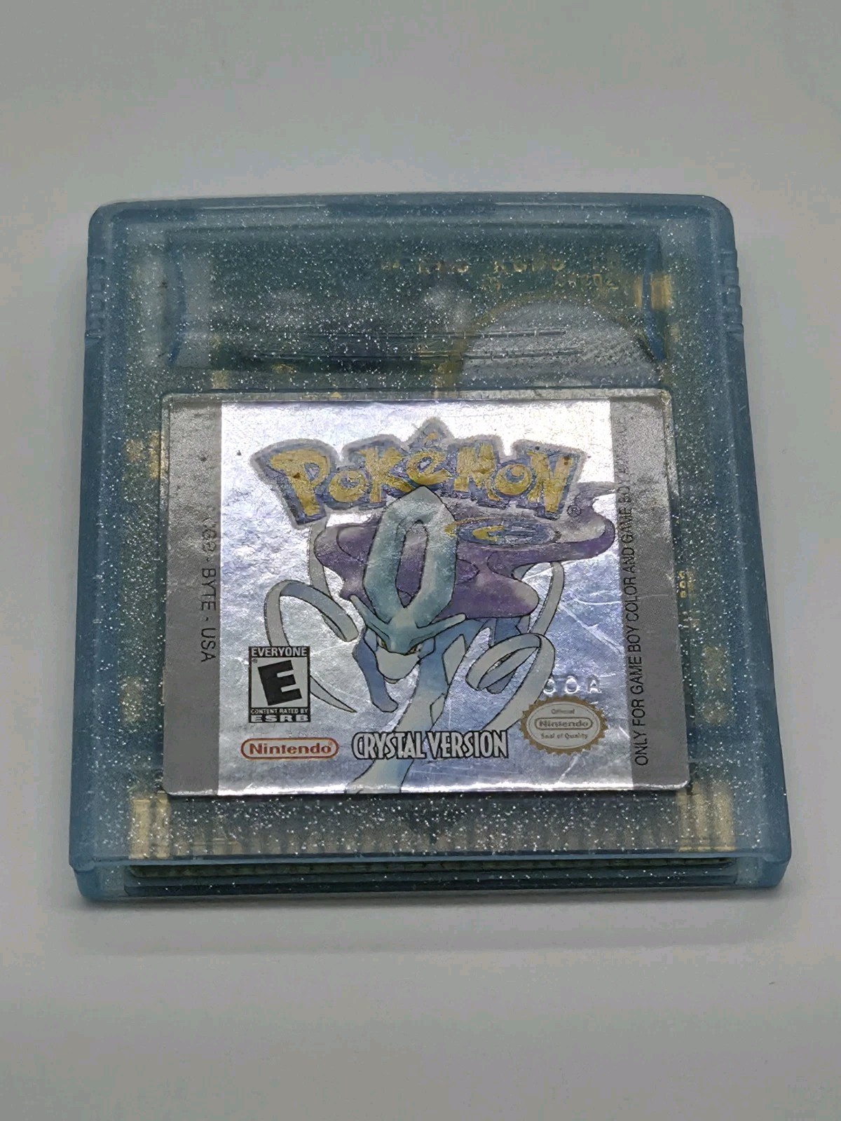 Pokemon Crystal Version (Game Boy Color) Authentic TESTED with protective case