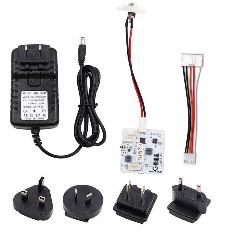 SaturnPSU 12V Power Supply & AC Adapter Replacement Kit For SEGA Saturn Console