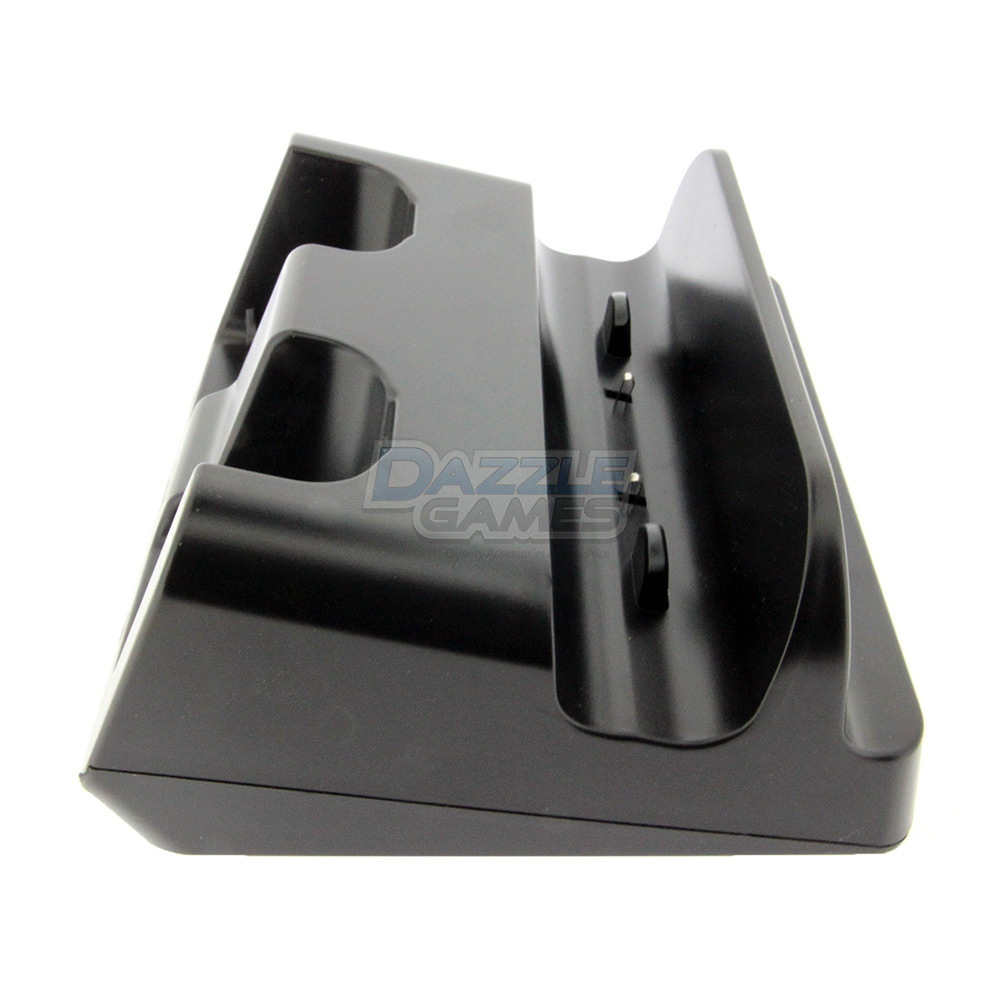 2x Battery + 3 in 1 Charger Dock Stand Station for Nintendo Wii U Gamepad Remote