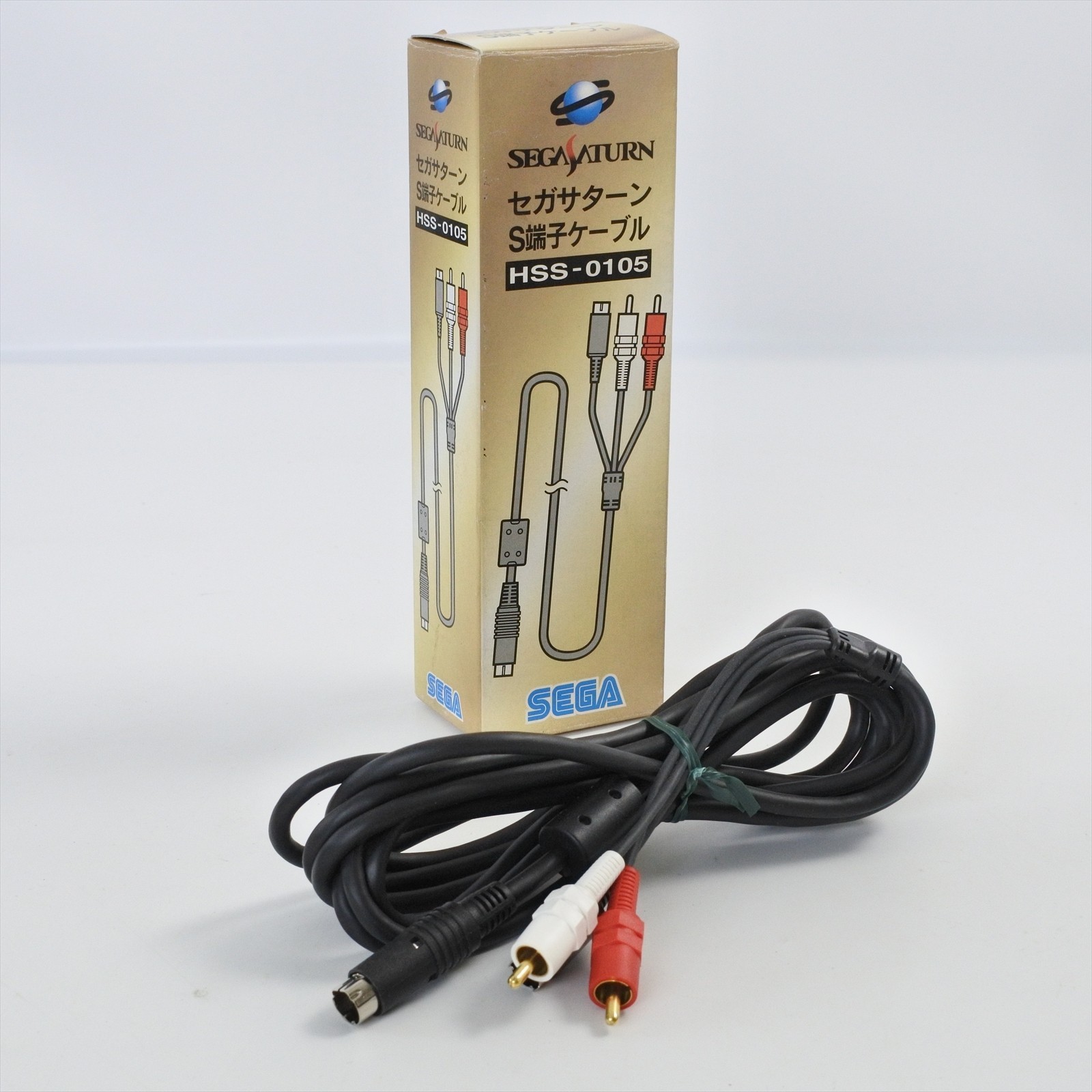S Video Cable For Sega Saturn HSS-0105 Official Boxed Tested JAPAN Game Ref 0547