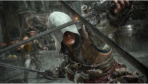 Assassins Creed Black Flag Resynced with Gamestop Exclusive Steelbook PS5 ACBF