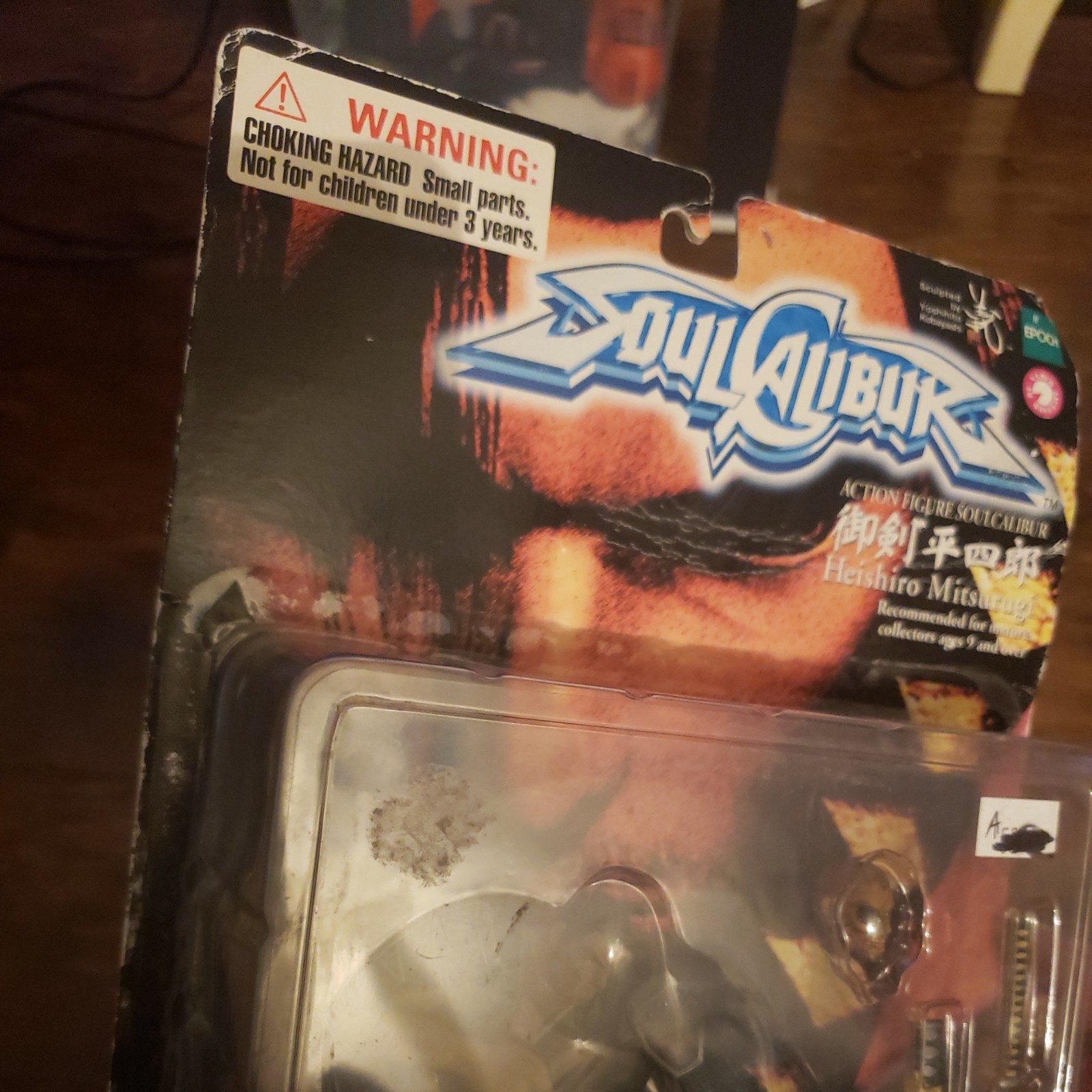 Vintage 2000 Soul Calibur Heishiro Mitsurugi Action Figure 1/12 Namco Epoch New