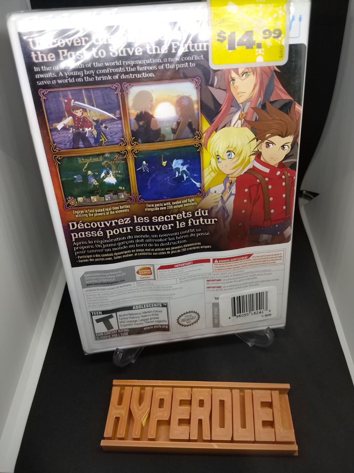 TALES OF SYMPHONIA DAWN OF THE NEW WORLD Nintendo Wii BRAND NEW FREE US S&H