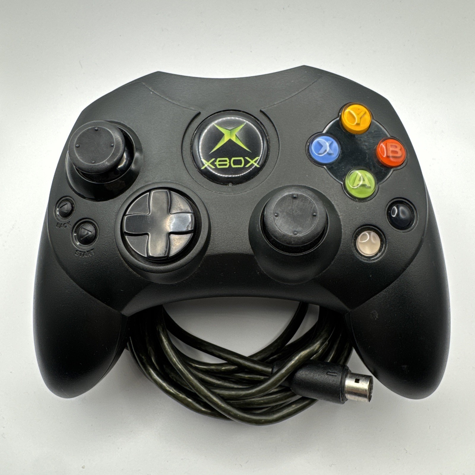 Microsoft Original Xbox Wired Controller (Type-S) – Black – X08-69873 *Read*