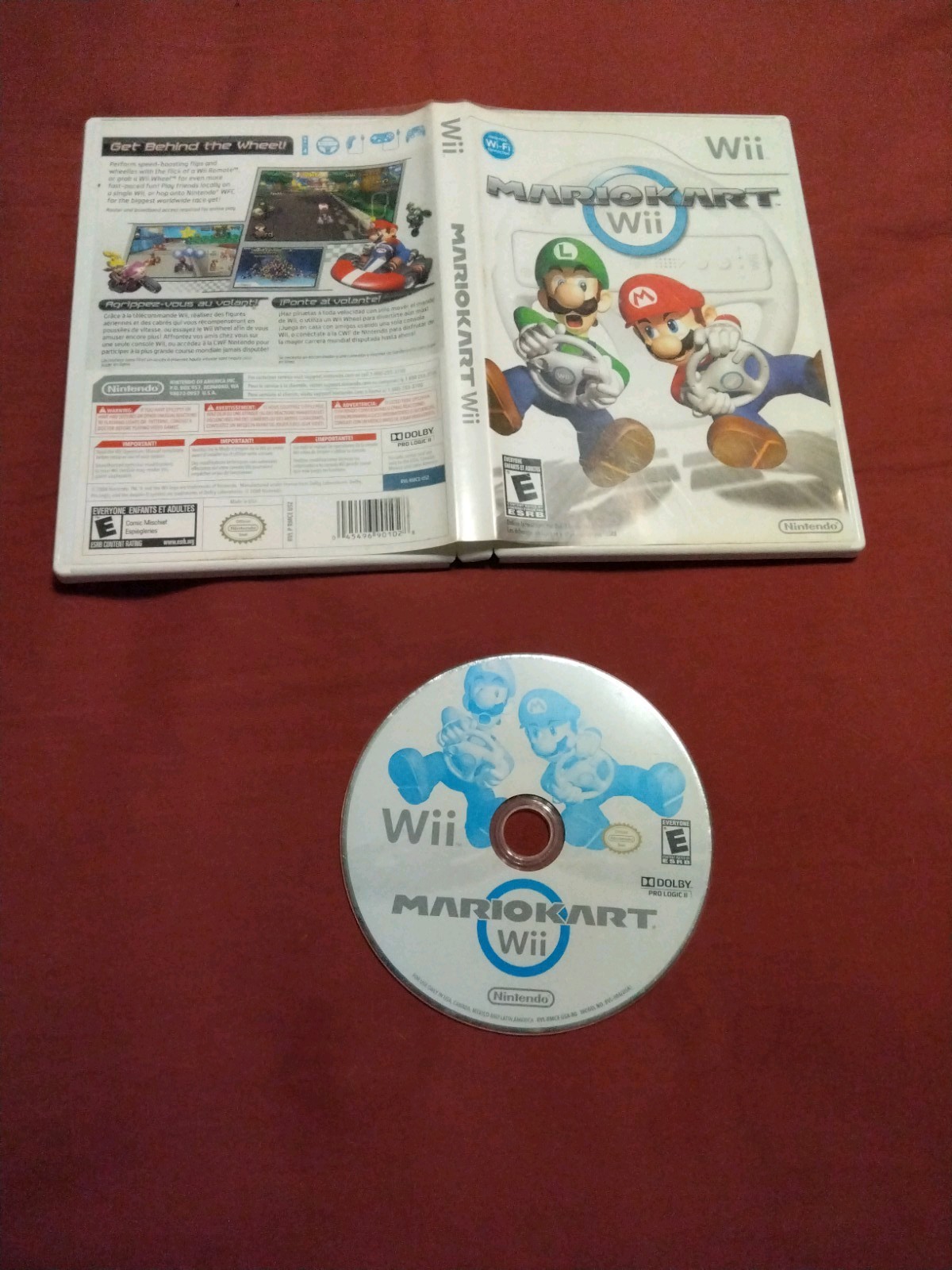 Mario Kart (Wii, 2008) No Manual, Steering Wheel Included