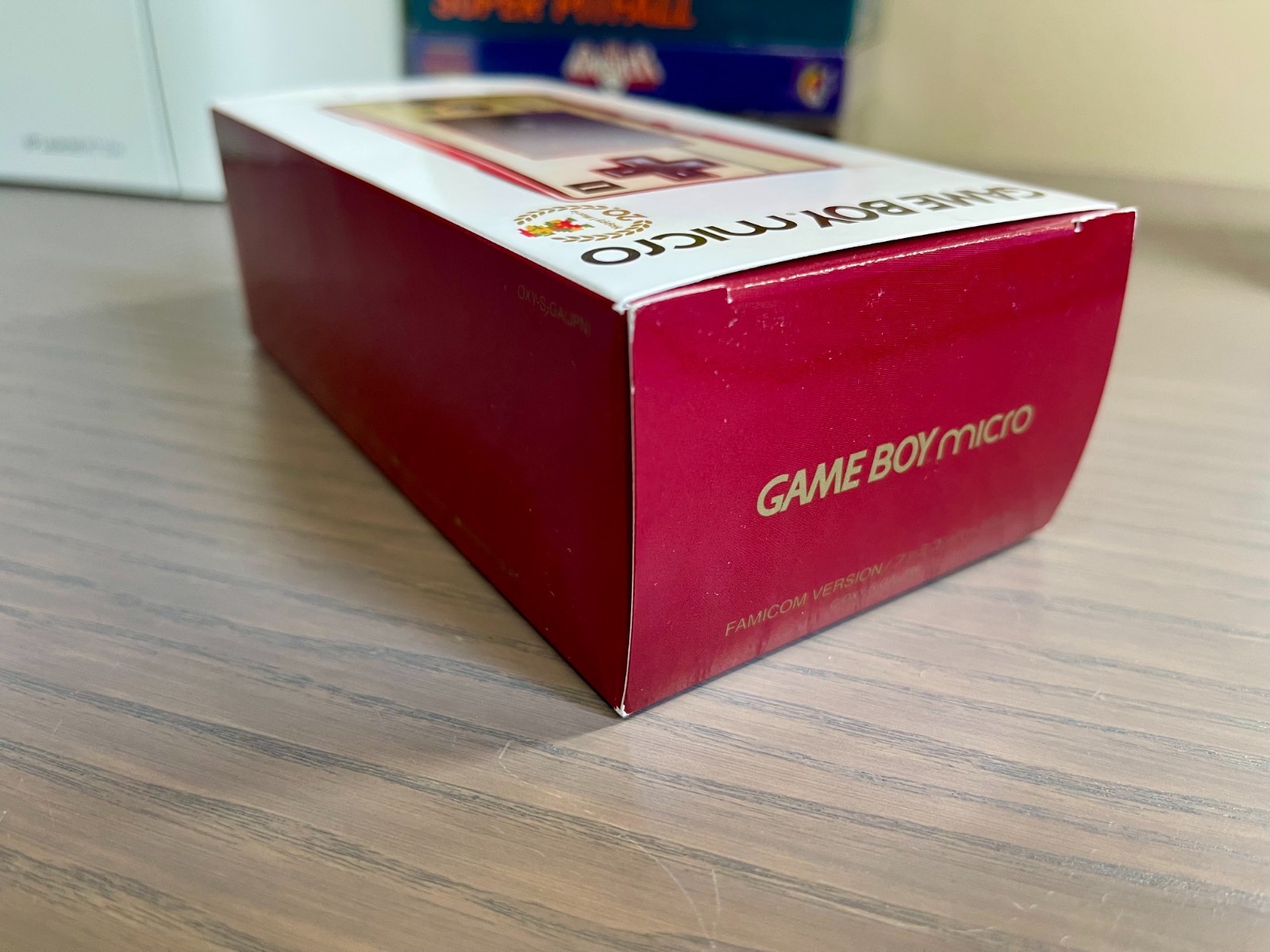 Nintendo Game Boy Micro Mario 20th Anniversary Famicom Edition Complete CIB JP