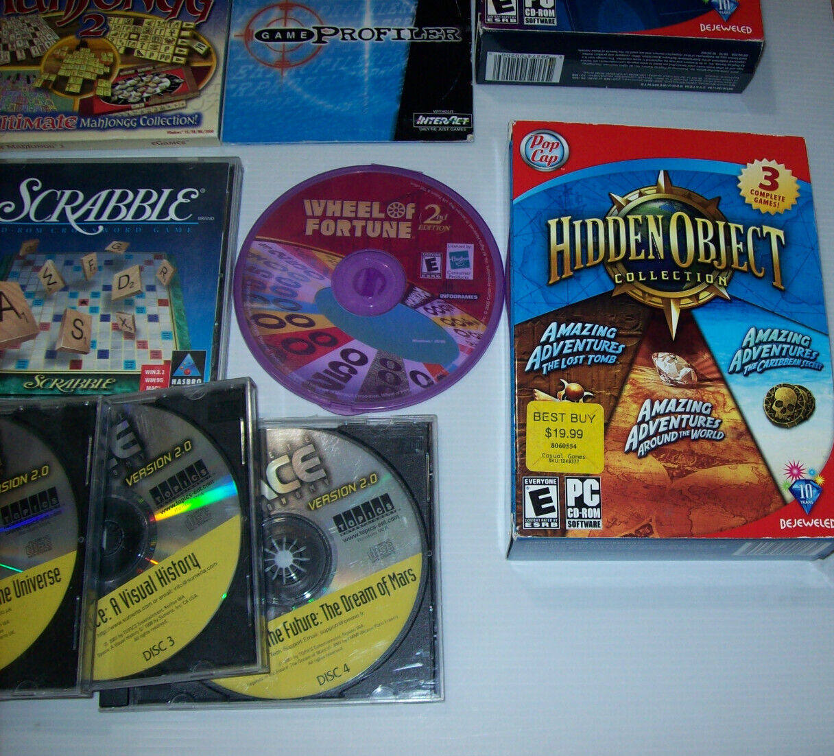 Lot of 20+ Vintage Computer PC Games, + Vintage PC Software, Y2K, 1990s – 2000s